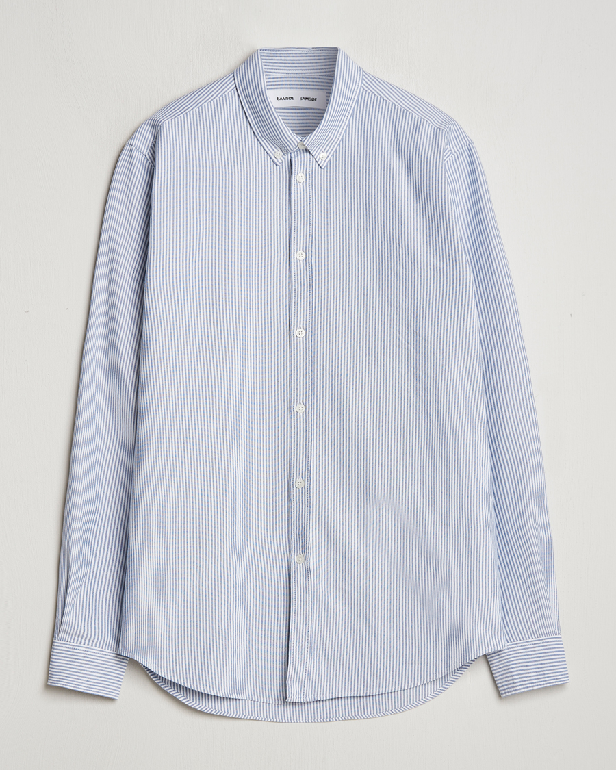Uomini | Camicie | Samsøe Samsøe | Saliam Oxford Shirt Oxford Narrow Stripe