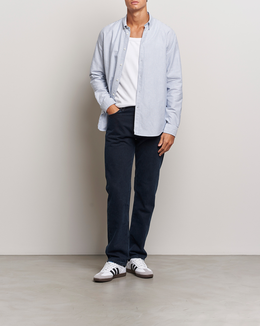 Uomini | Camicie | Samsøe Samsøe | Saliam Oxford Shirt Oxford Narrow Stripe