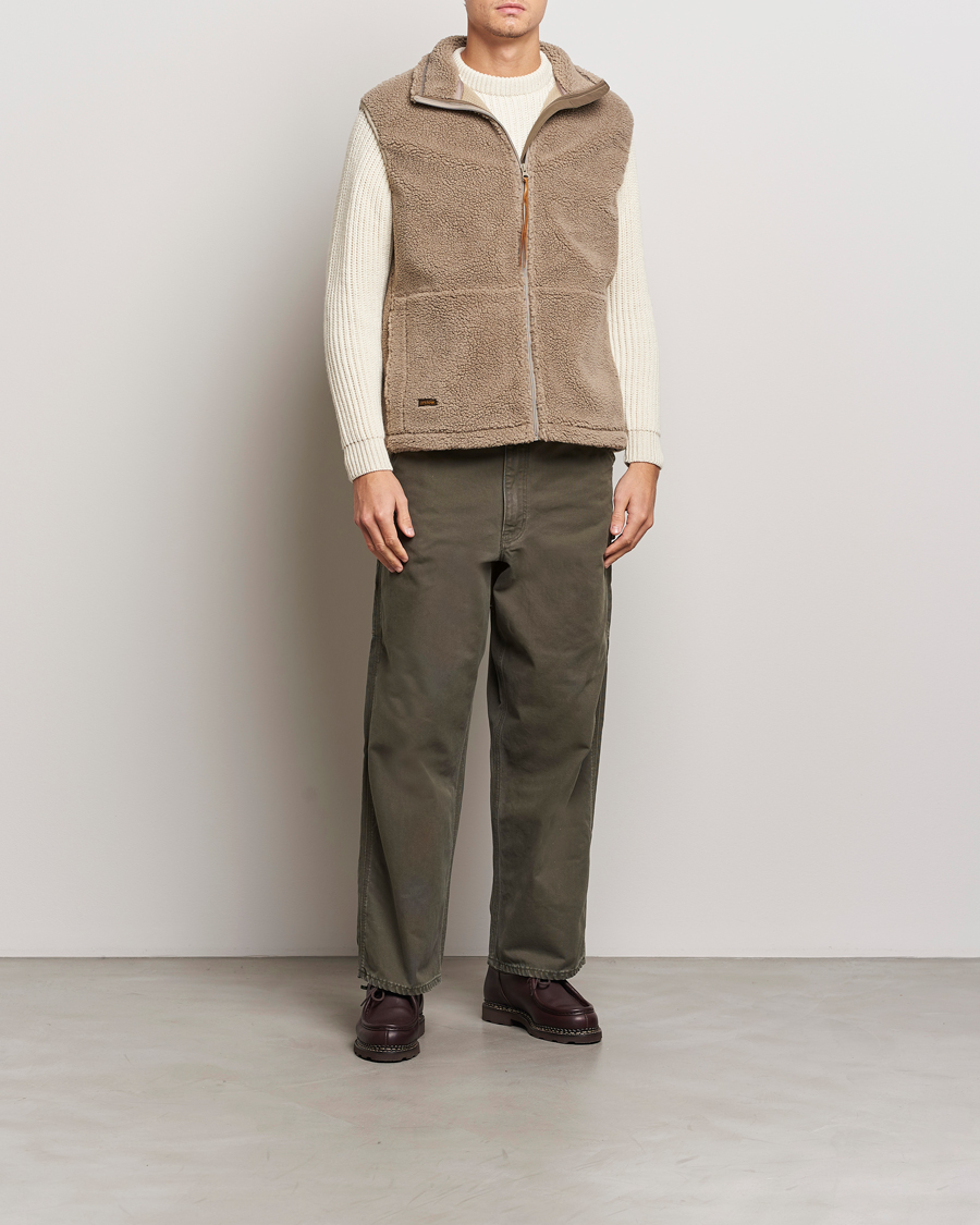 Uomini | Giacche | orSlow | Boa Fleece Vest Graige