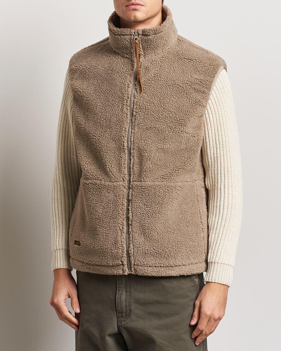 Uomini | Giacche | orSlow | Boa Fleece Vest Graige