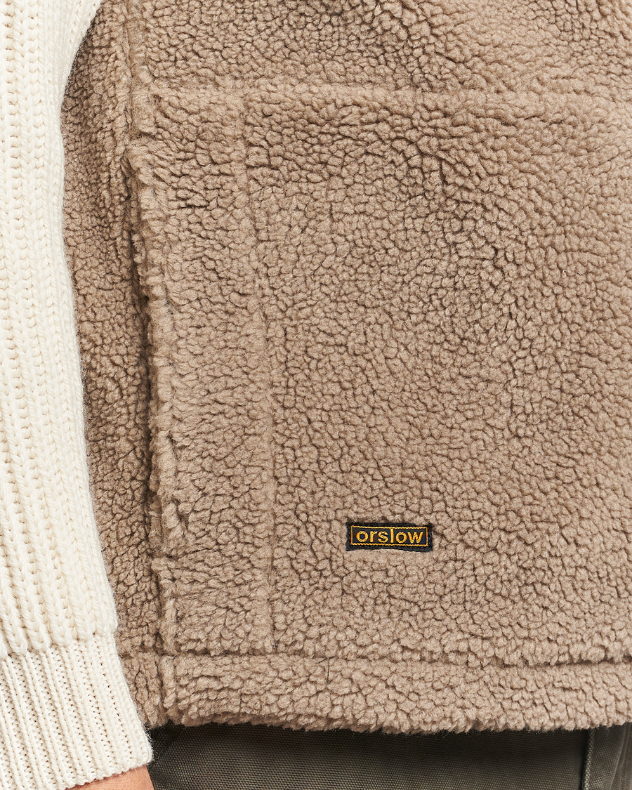 Uomini | Giacche | orSlow | Boa Fleece Vest Graige
