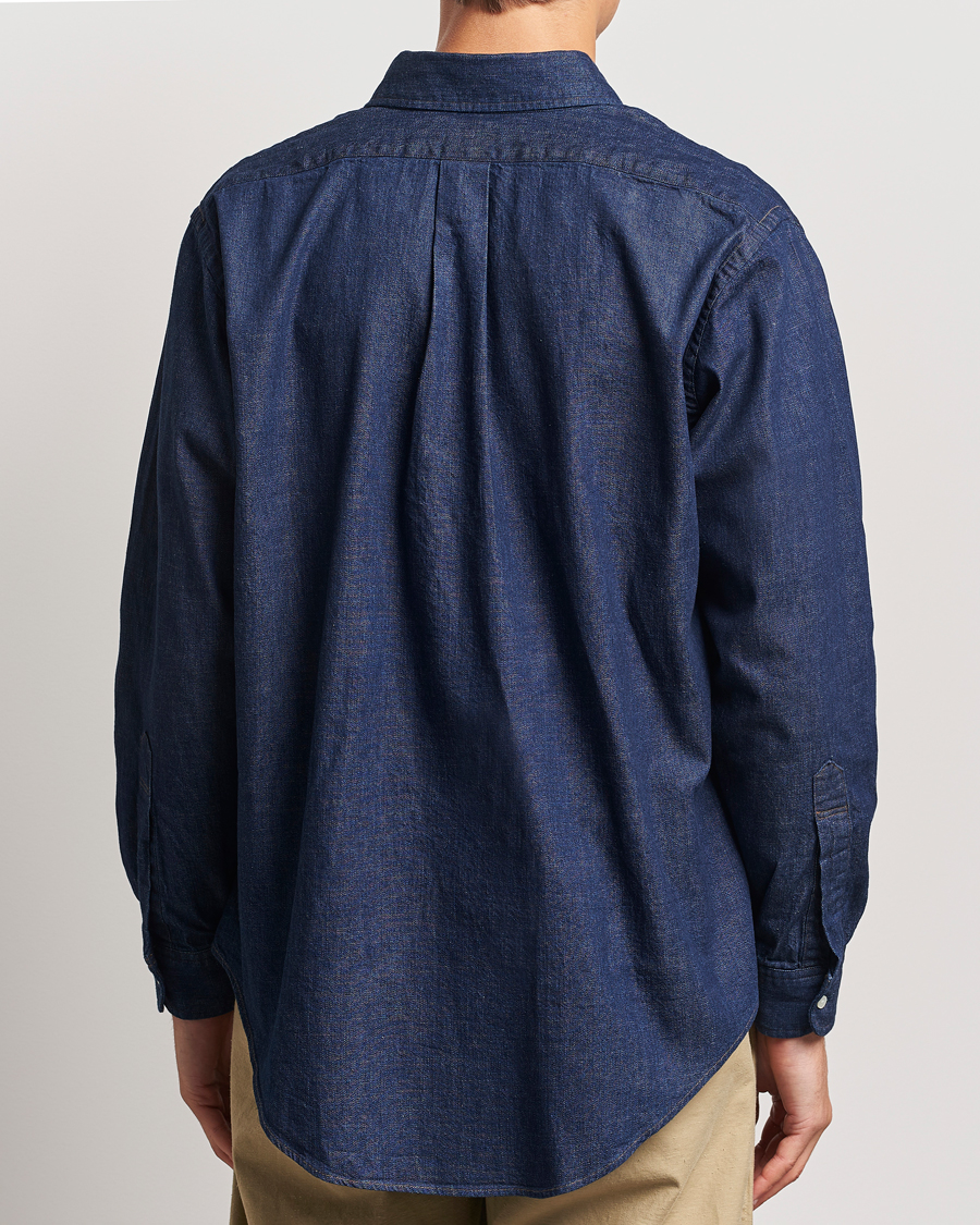 Uomini | Camicie | orSlow | Denim Button Down Shirt One Wash