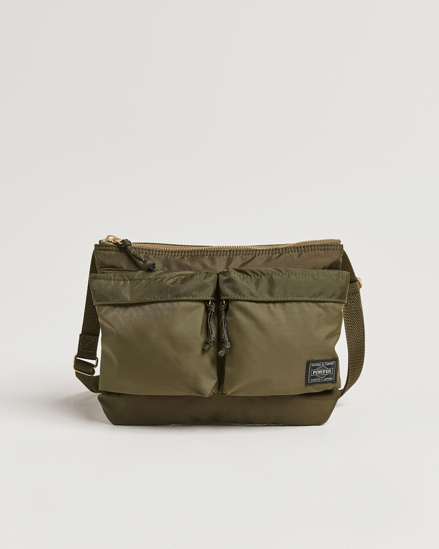 Uomini | Borse | Porter-Yoshida & Co. | Force Small Shoulder Bag Olive Drab