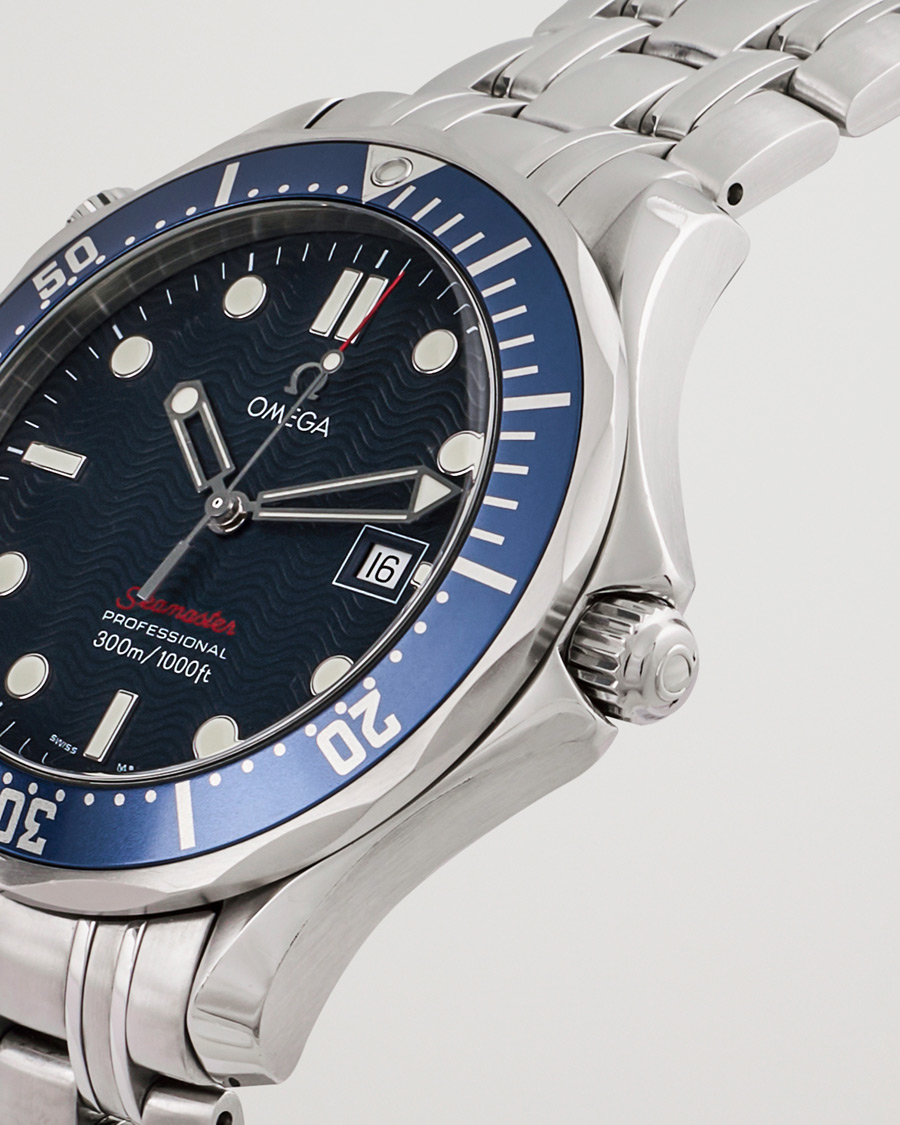 Uomini | Omega Pre-Owned Seamaster Diver 300M Red 2221.80.00 Silver | Omega Pre-Owned | Seamaster Diver 300M Red 2221.80.00 Silver