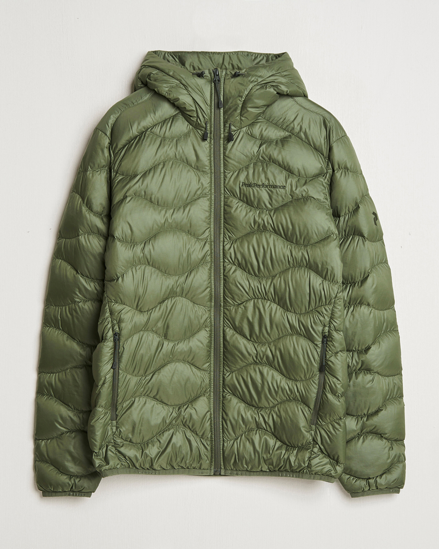 Uomini | Giacche | Peak Performance | Helium Down Hooded Jacket Pine Needle
