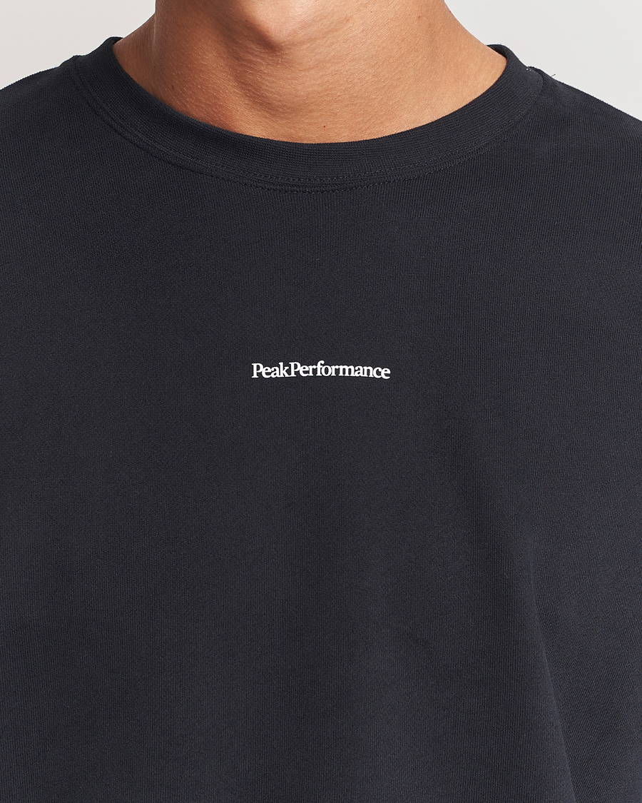 Uomini | Maglieria | Peak Performance | Original Terry Crew Sweatshirt Black