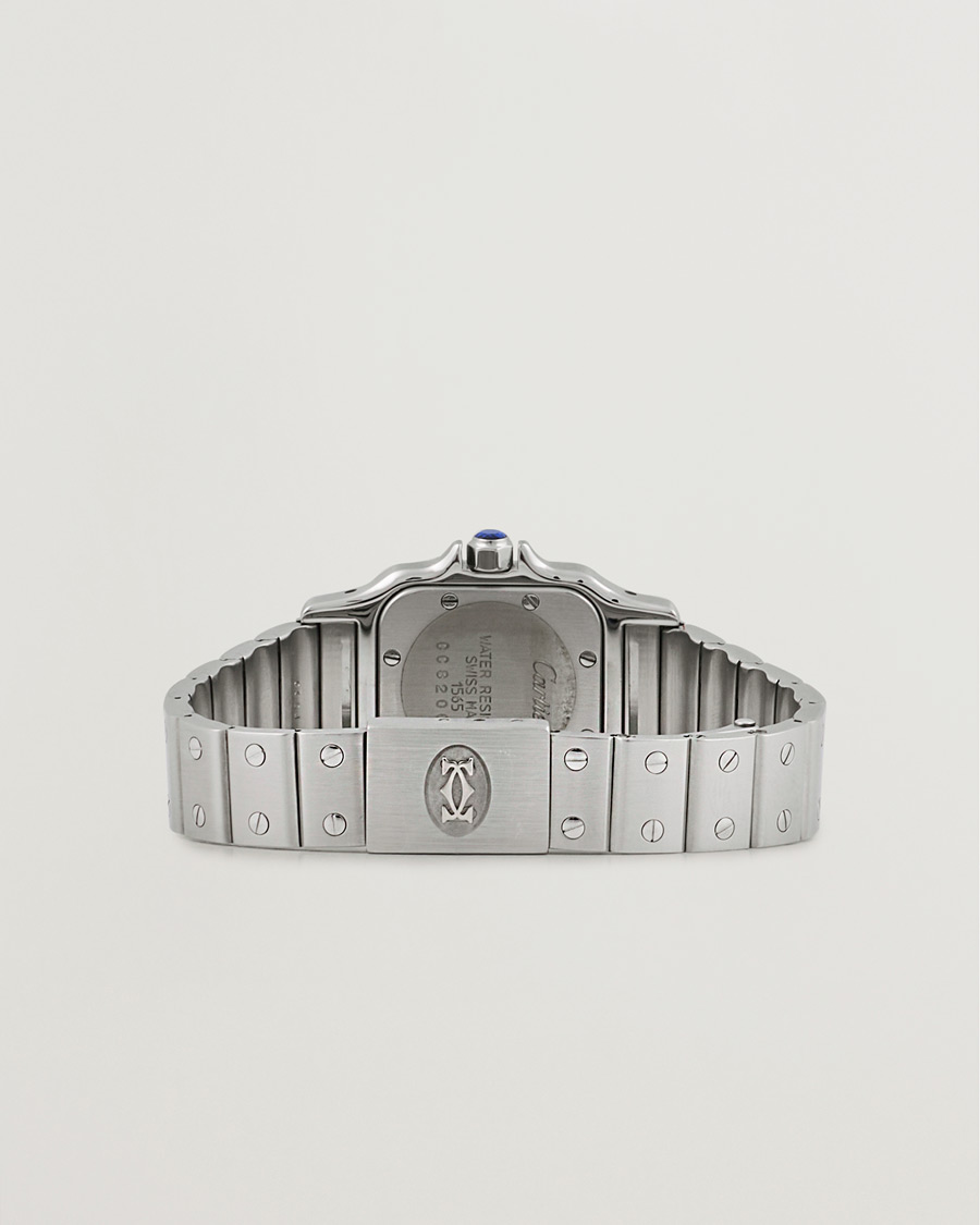 Uomini | Cartier Pre-Owned Santos Galbée 1565 Silver | Cartier Pre-Owned | Santos Galbée 1565 Silver