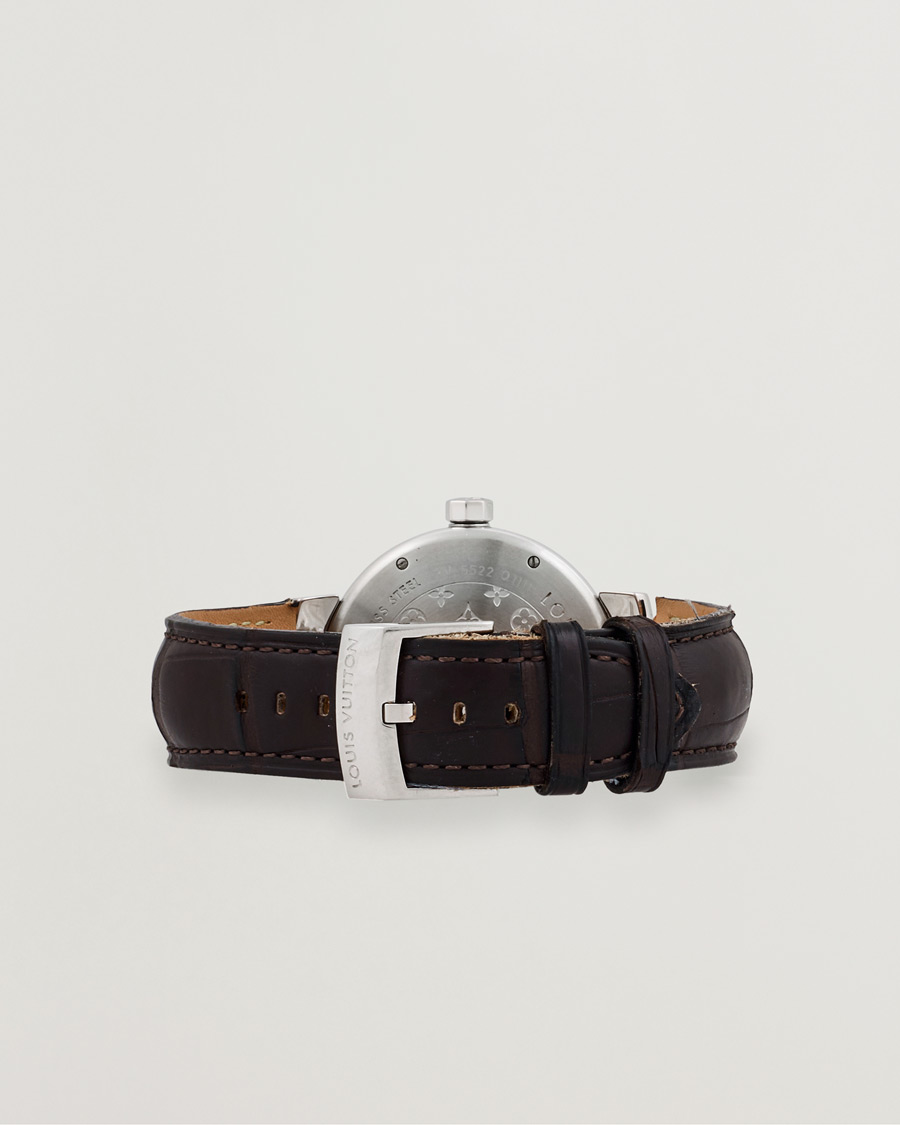Uomini | Louis Vuitton Pre-Owned Tambour Q1111 Silver | Louis Vuitton Pre-Owned | Tambour Q1111 Silver