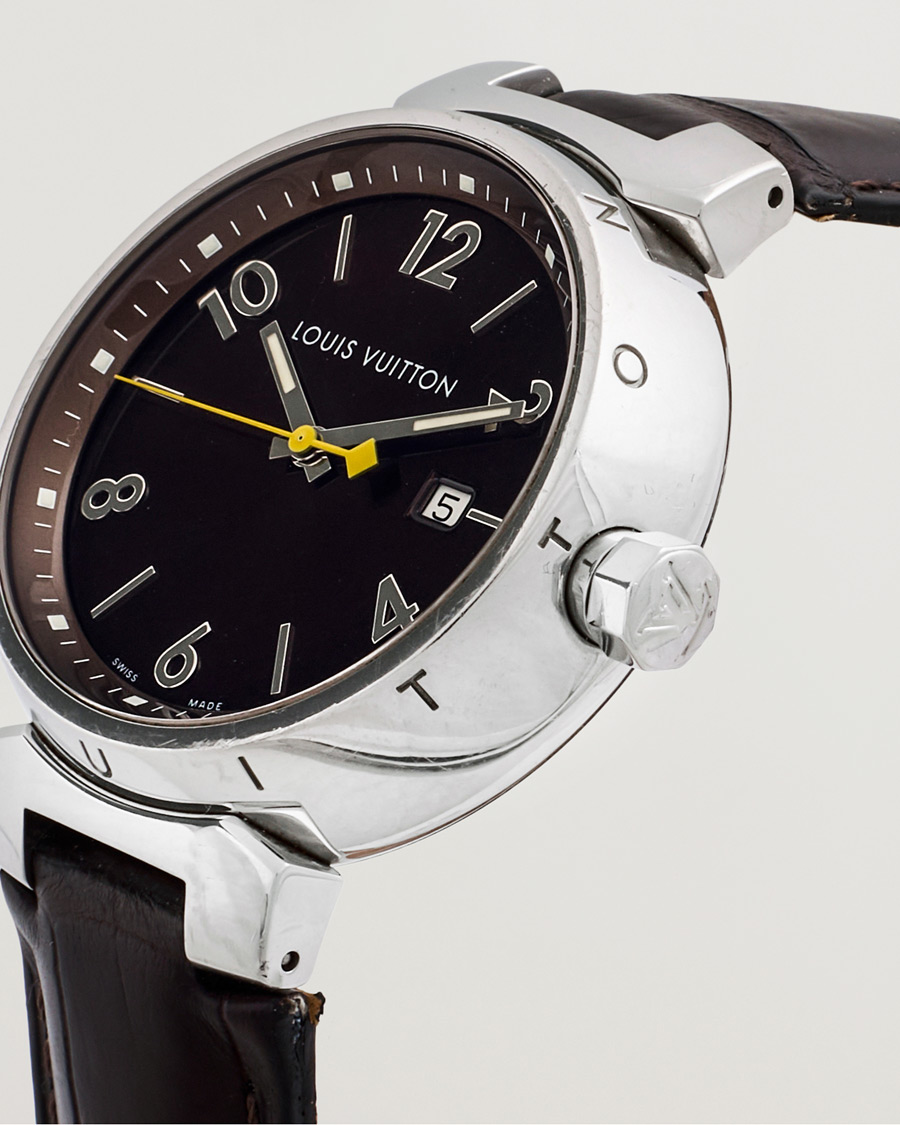 Uomini | Louis Vuitton Pre-Owned Tambour Q1111 Silver | Louis Vuitton Pre-Owned | Tambour Q1111 Silver