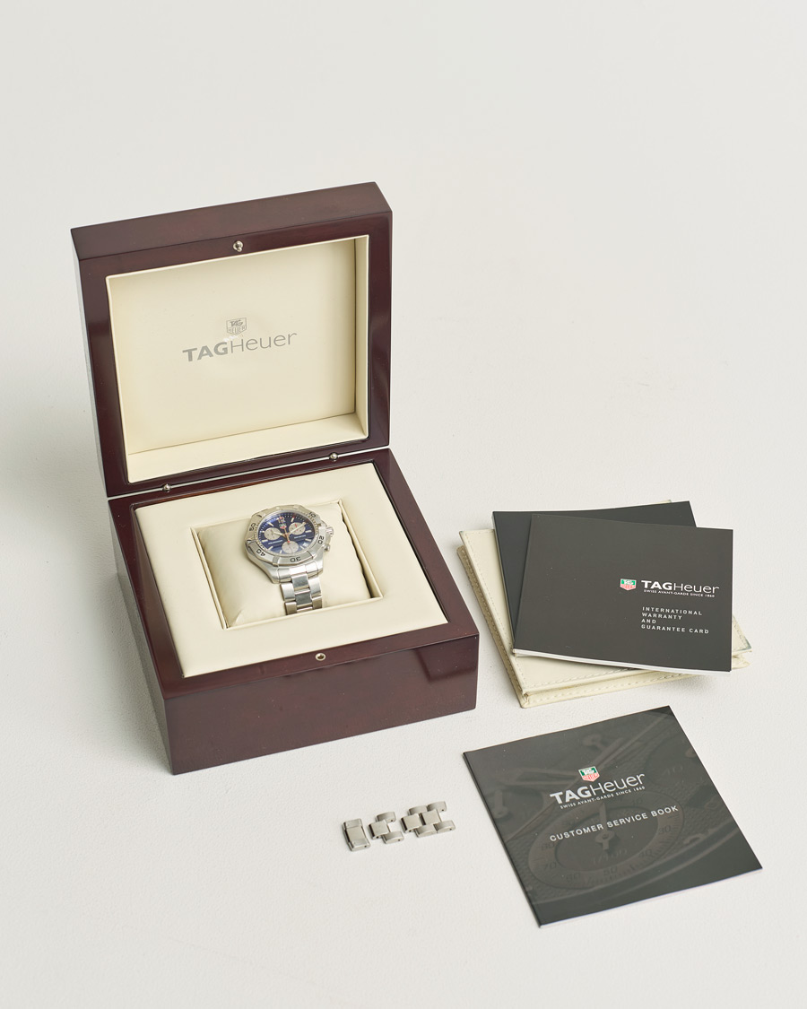 Uomini | Tag Heuer Pre-Owned Aquaracer CAF1112 Silver | Tag Heuer Pre-Owned | Aquaracer CAF1112 Silver