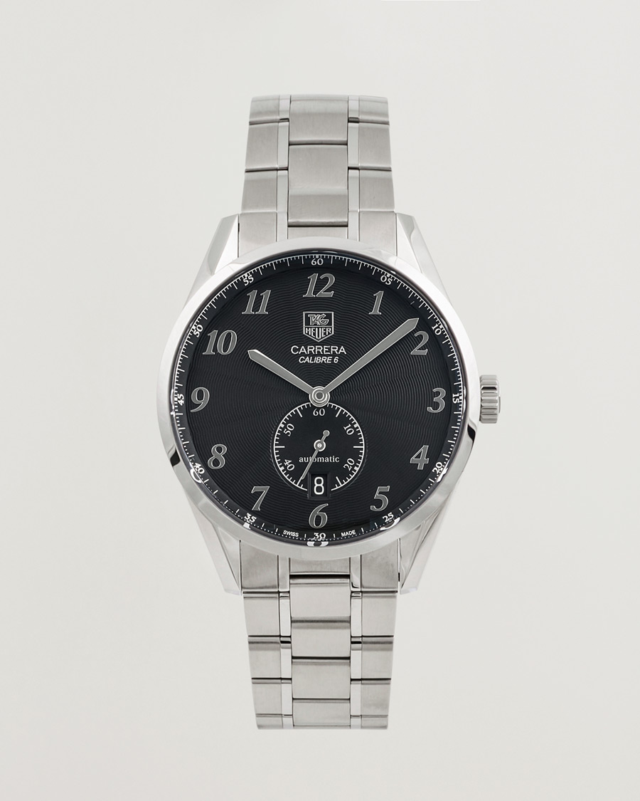 Uomini | Tag Heuer Pre-Owned Carrera Calibre 6 WAS2110 Silver | Tag Heuer Pre-Owned | Carrera Calibre 6 WAS2110 Silver