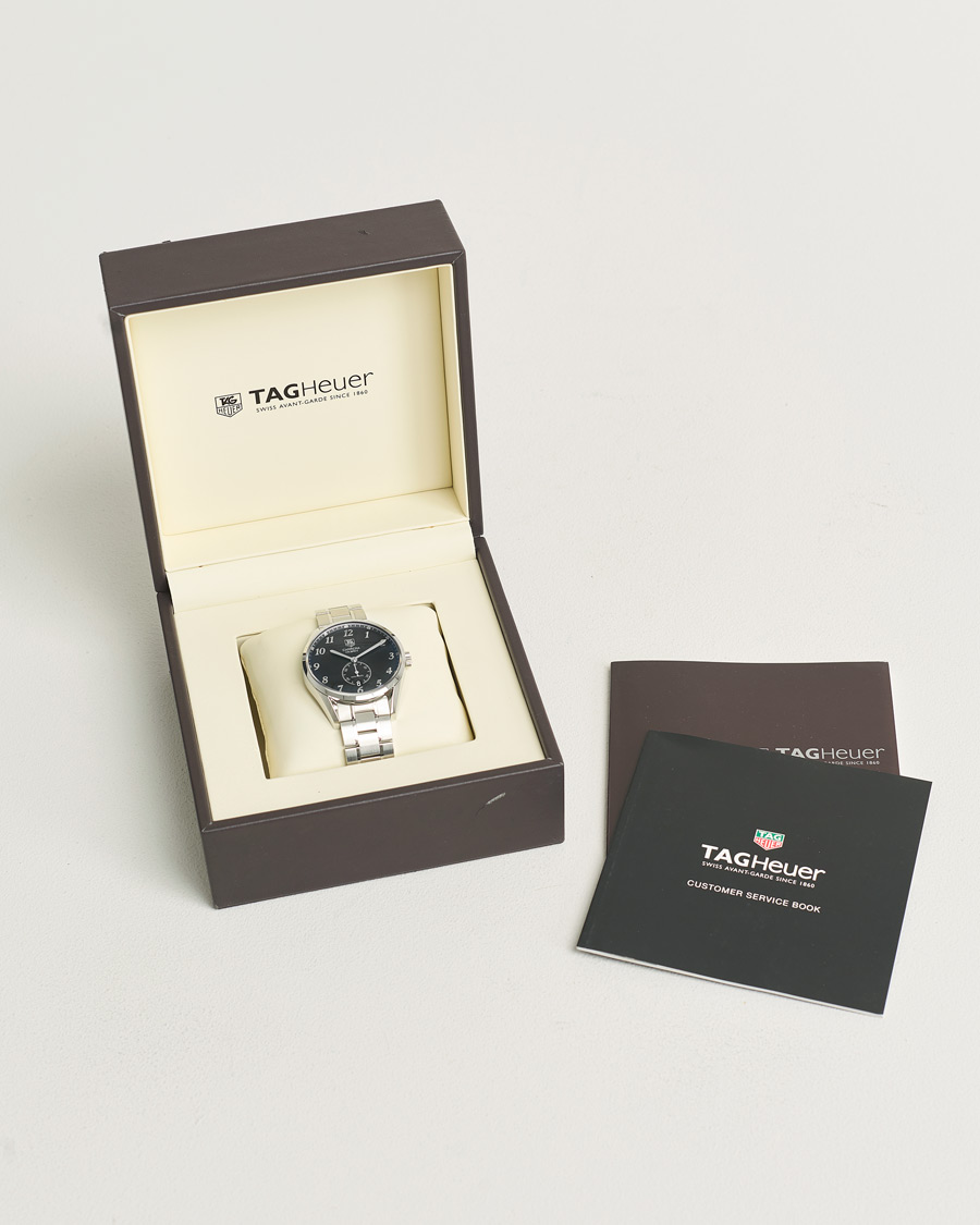 Uomini | Tag Heuer Pre-Owned Carrera Calibre 6 WAS2110 Silver | Tag Heuer Pre-Owned | Carrera Calibre 6 WAS2110 Silver