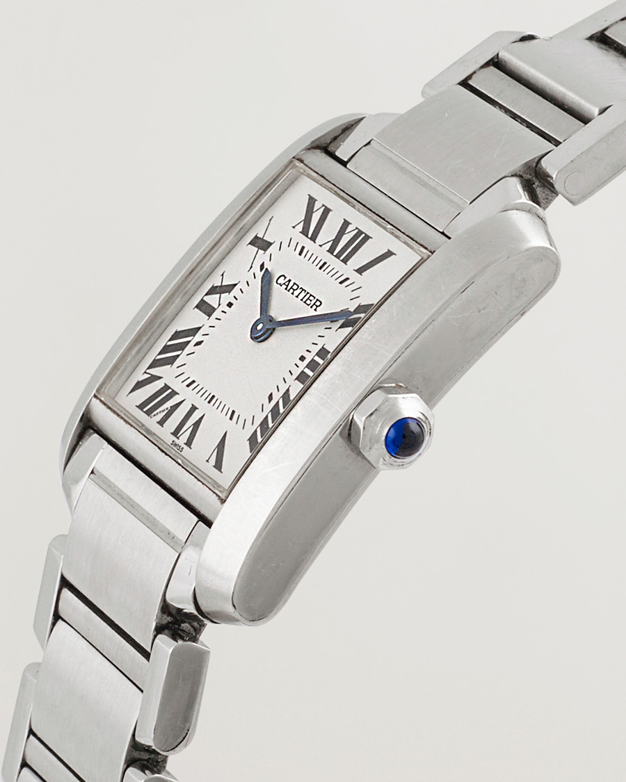 Uomini | Cartier Pre-Owned Tank Française 2301 Silver | Cartier Pre-Owned | Tank Française 2301 Silver