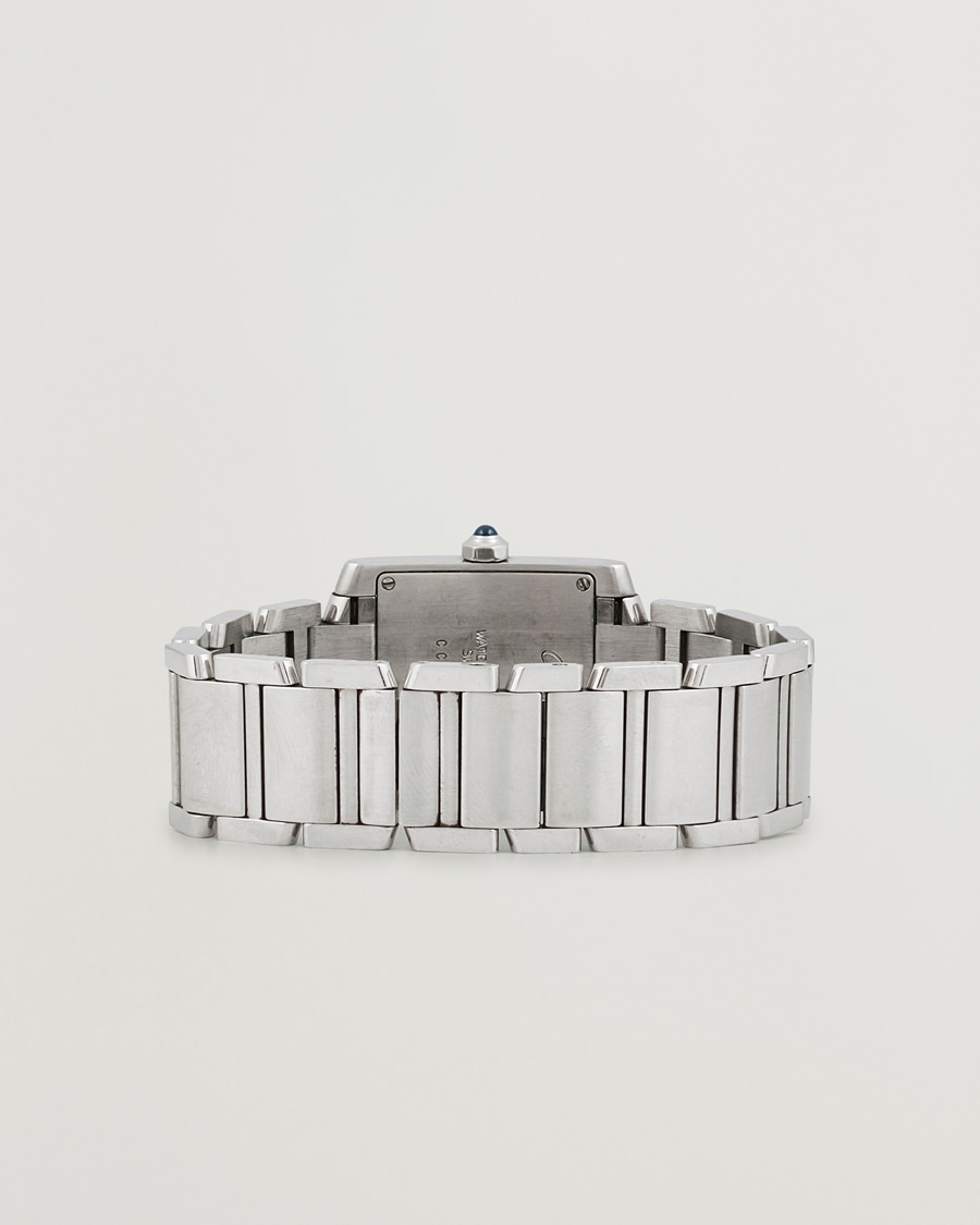 Uomini | Cartier Pre-Owned Tank Française 2301 Silver | Cartier Pre-Owned | Tank Française 2301 Silver
