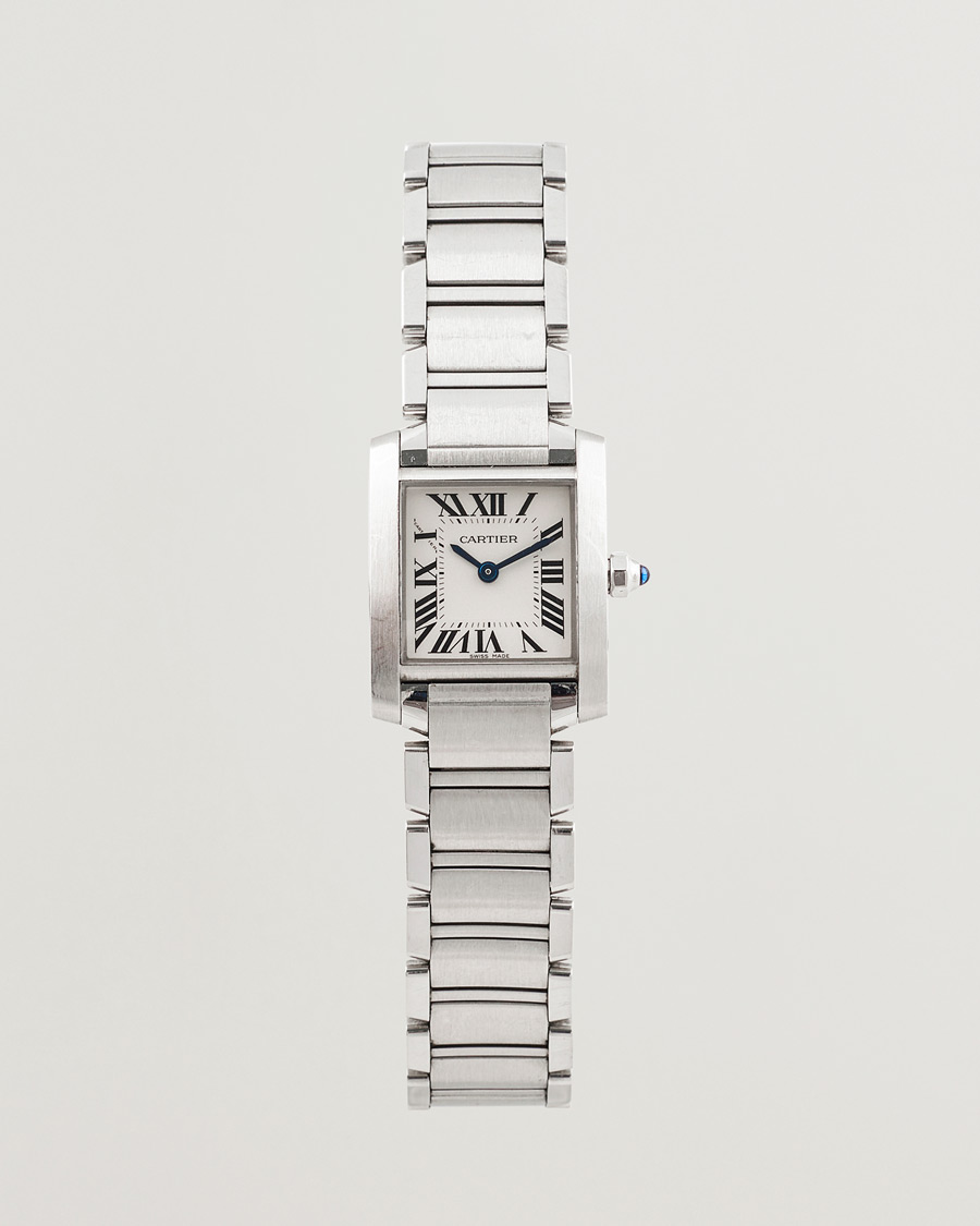 Uomini | Cartier Pre-Owned Tank Française 2384 Silver | Cartier Pre-Owned | Tank Française 2384 Silver