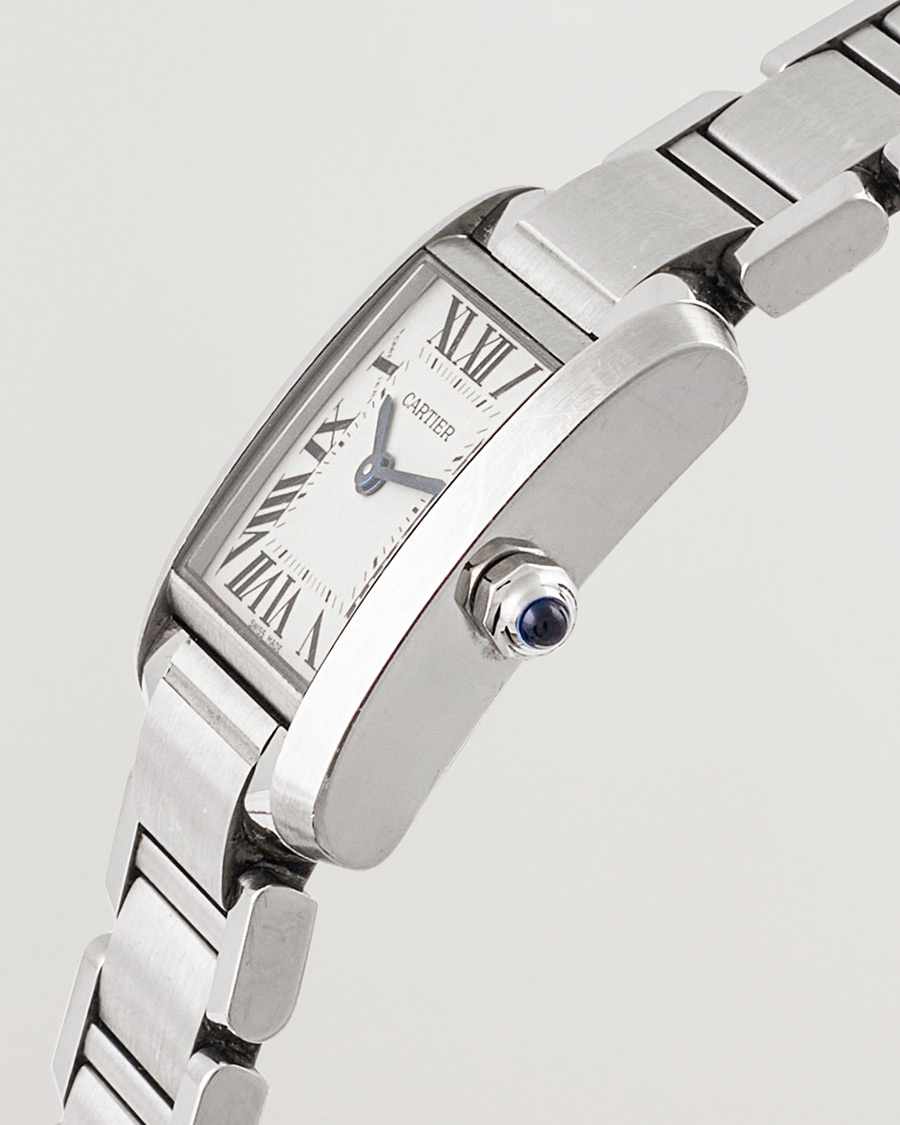 Uomini | Cartier Pre-Owned Tank Française 2384 Silver | Cartier Pre-Owned | Tank Française 2384 Silver