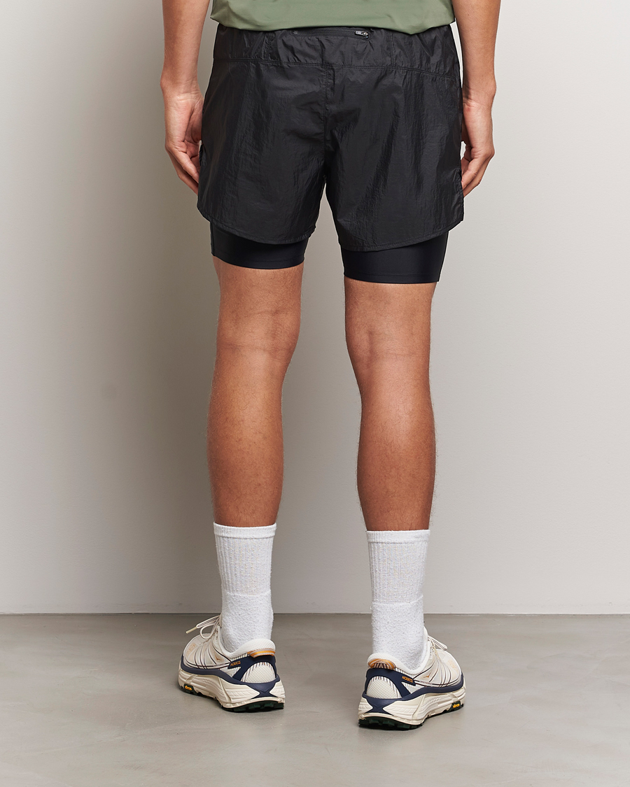 Uomini | Pantaloncini | District Vision | Ripstop Layered Trail Shorts Black