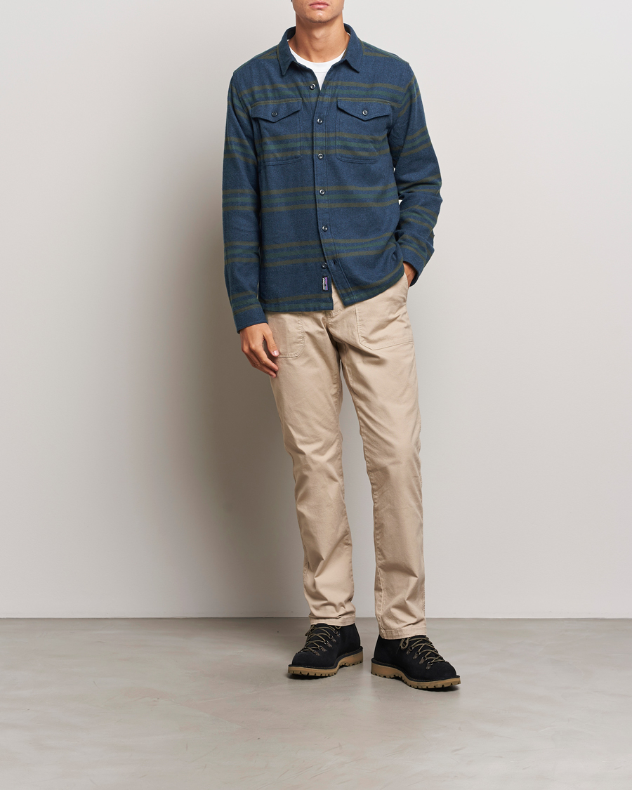 Uomini | Camicie | Patagonia | Fjord Flannel Shirt Smolder Blue