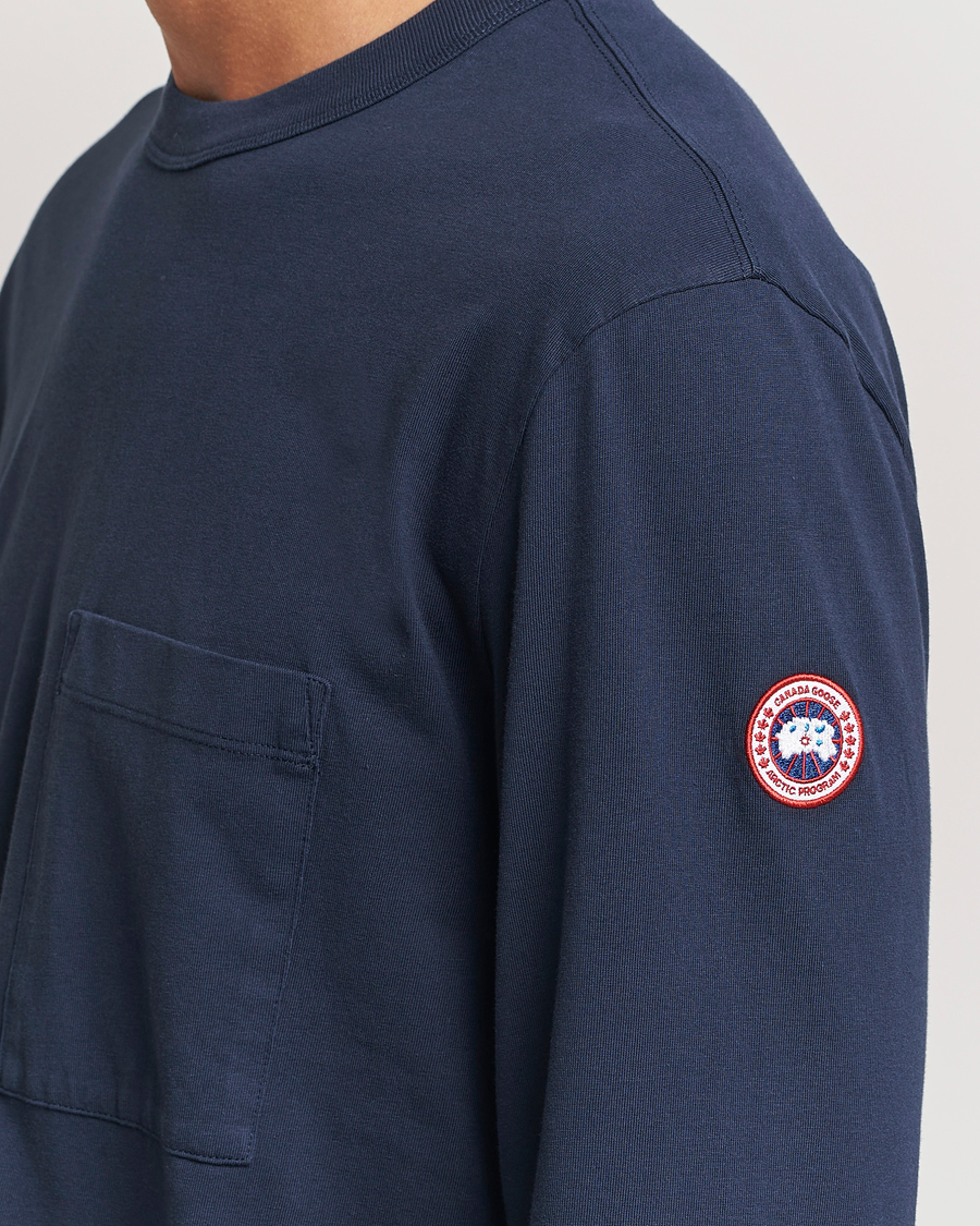 Uomini | T-shirt | Canada Goose | Gladstone Long Sleeve T-Shirt Atlantic Navy