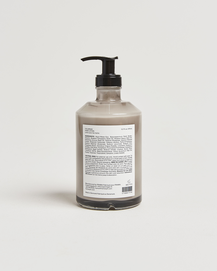Uomini | Cura della pelle | Frama | Columnae Hand Lotion 375ml