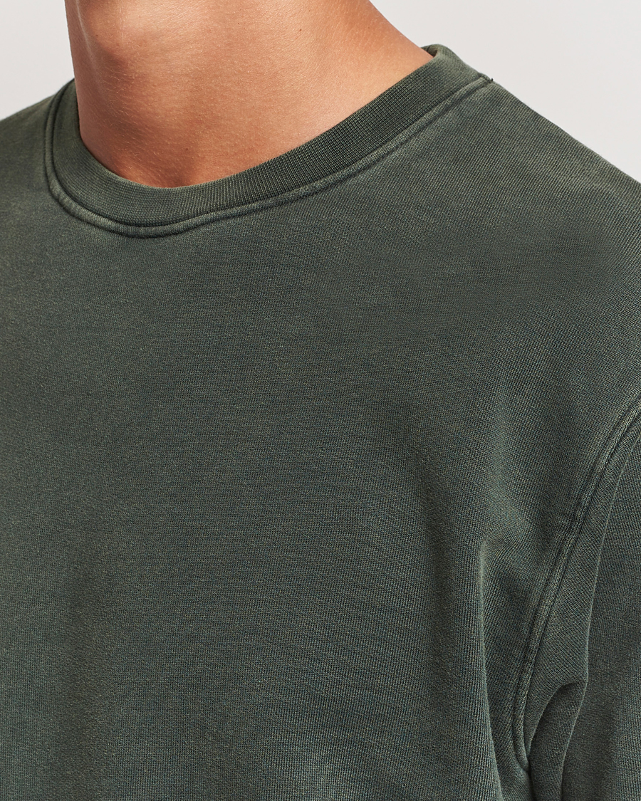 Uomini | Maglieria | Colorful Standard | Classic Organic Crew Neck Sweat Midnight Forest