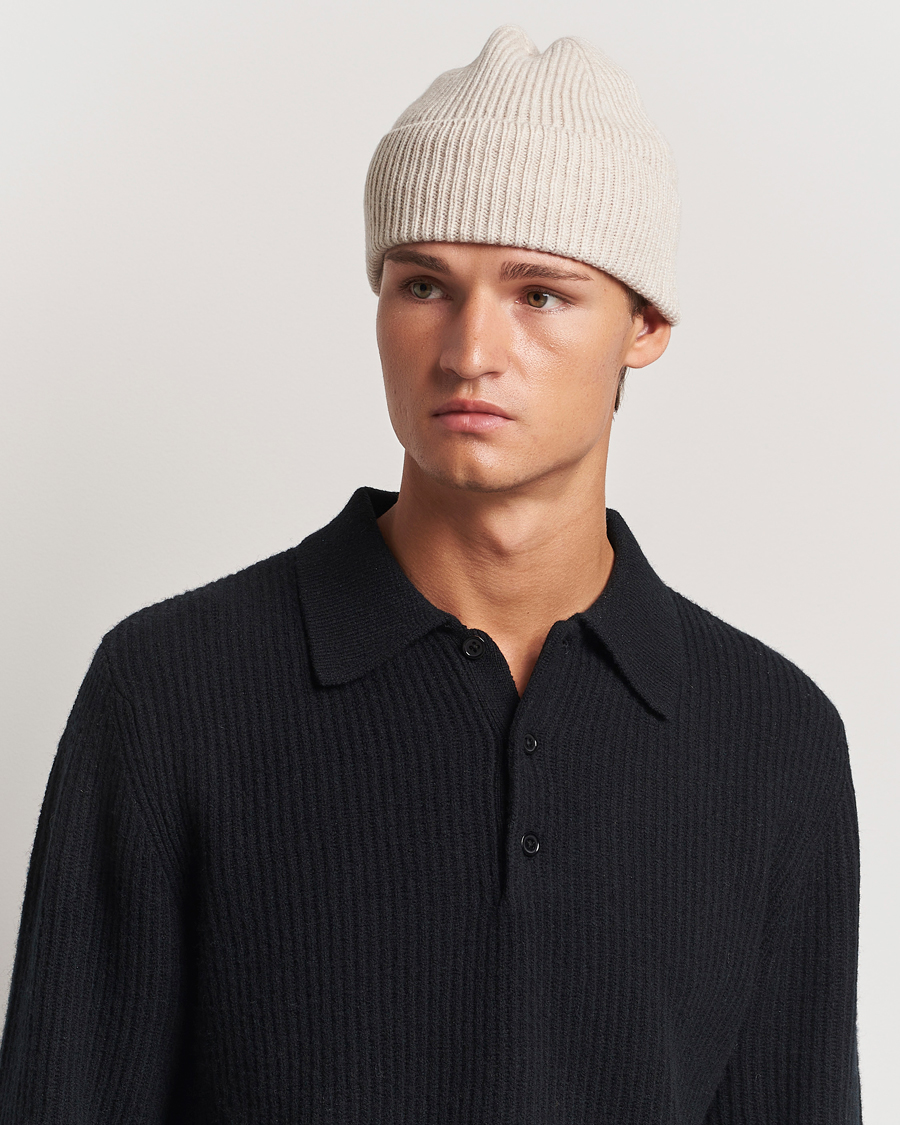 Uomini | Berretti | Colorful Standard | Merino Wool Beanie Ivory White