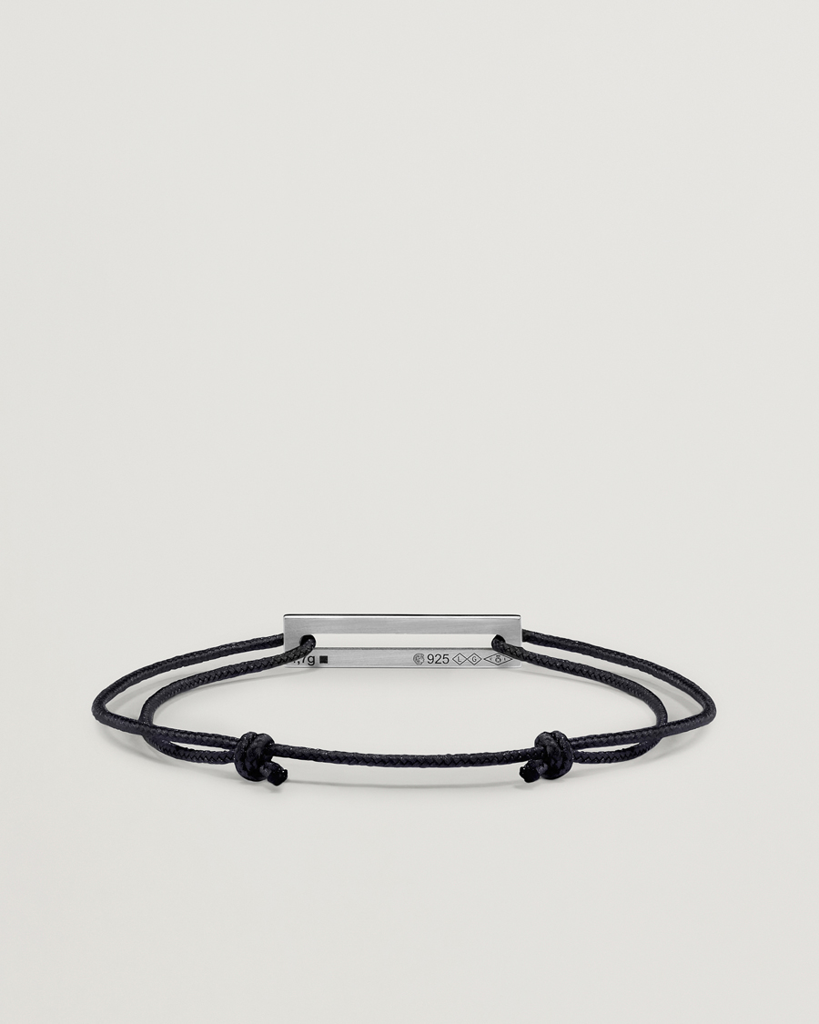 Uomini | Gioielli | LE GRAMME | Lacquered Cord Bracelet Red