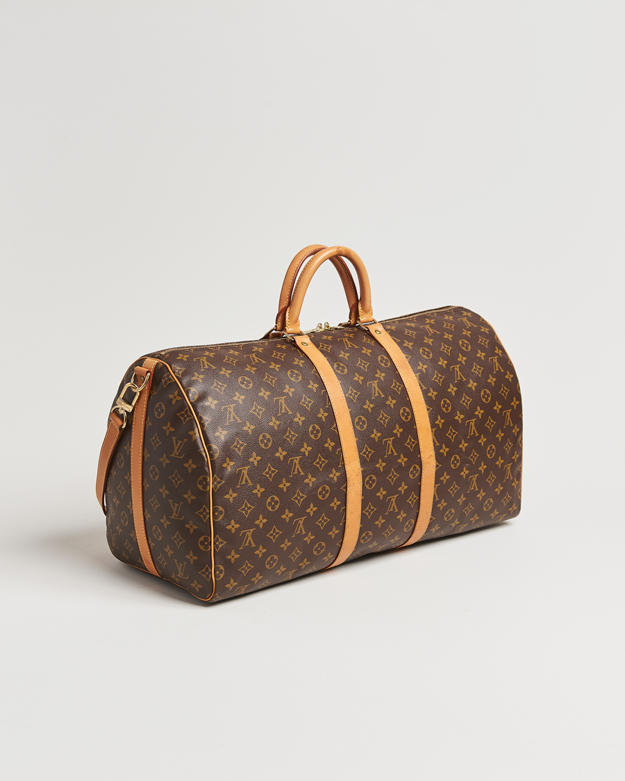 Uomini | Louis Vuitton Pre-Owned Keepall Bandoulière 55 Monogram | Louis Vuitton Pre-Owned | Keepall Bandoulière 55 Monogram