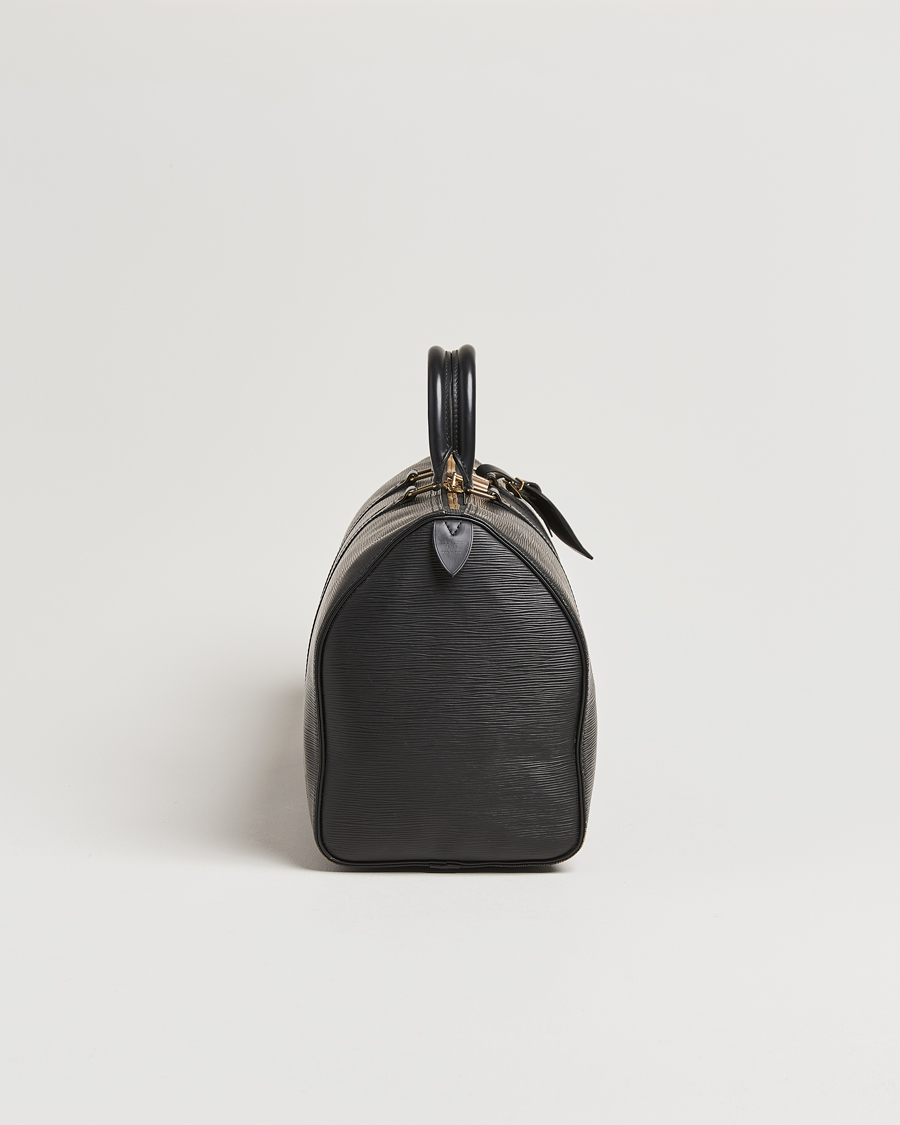 Uomini | Louis Vuitton Pre-Owned Keepall 45 Epi Leather Travel Bag Black | Louis Vuitton Pre-Owned | Keepall 45 Epi Leather Travel Bag Black