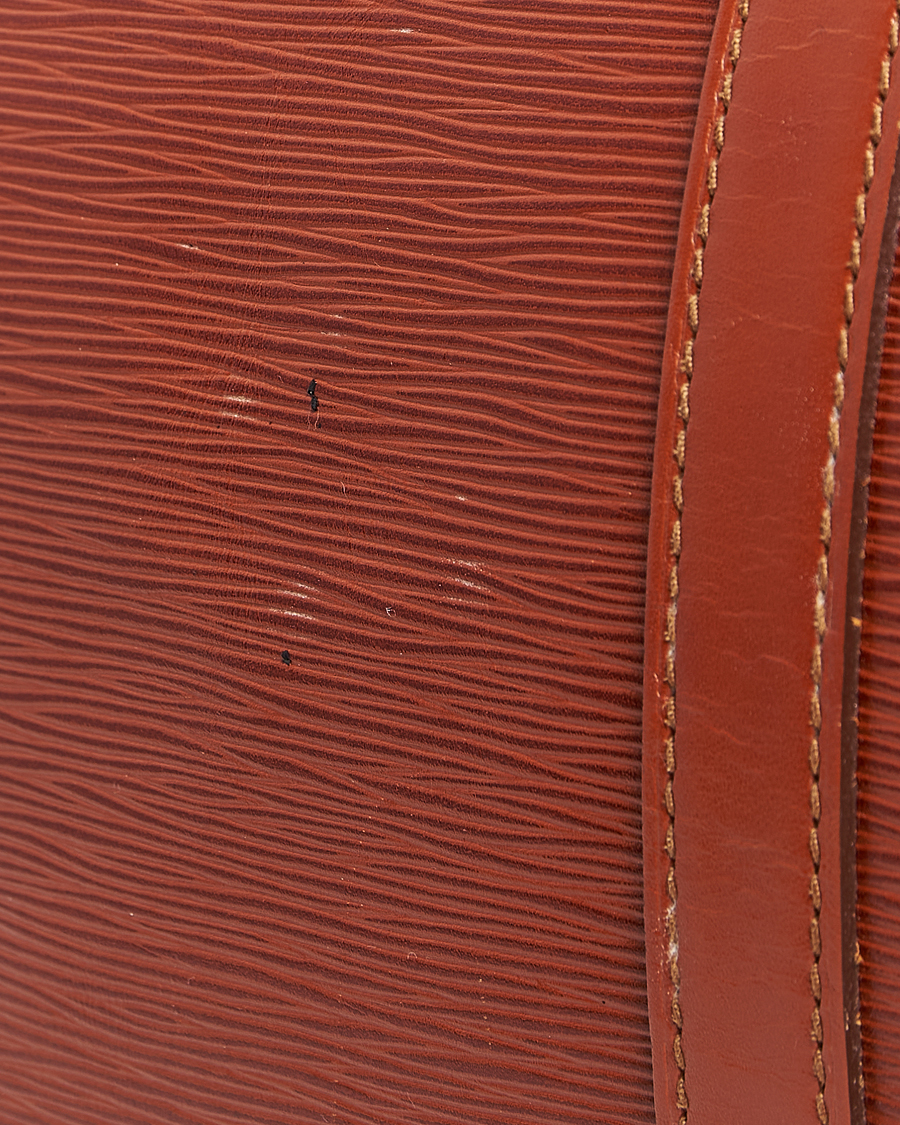 Uomini | Louis Vuitton Pre-Owned Keepall 50 Epi Leather Travel Bag Brown | Louis Vuitton Pre-Owned | Keepall 50 Epi Leather Travel Bag Brown