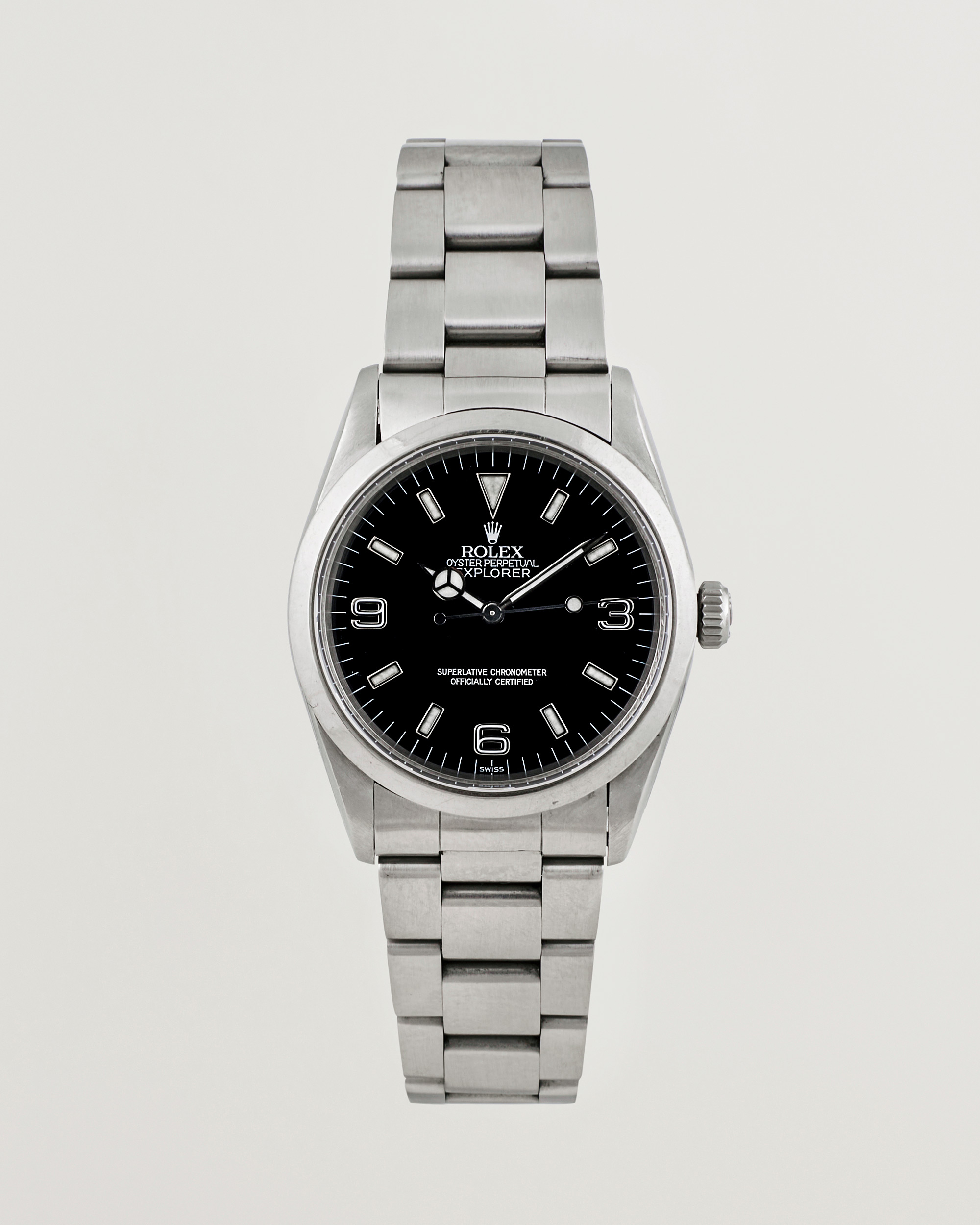 Uomini | Rolex Pre-Owned Explorer 14270 Silver | Rolex Pre-Owned | Explorer 14270 Silver
