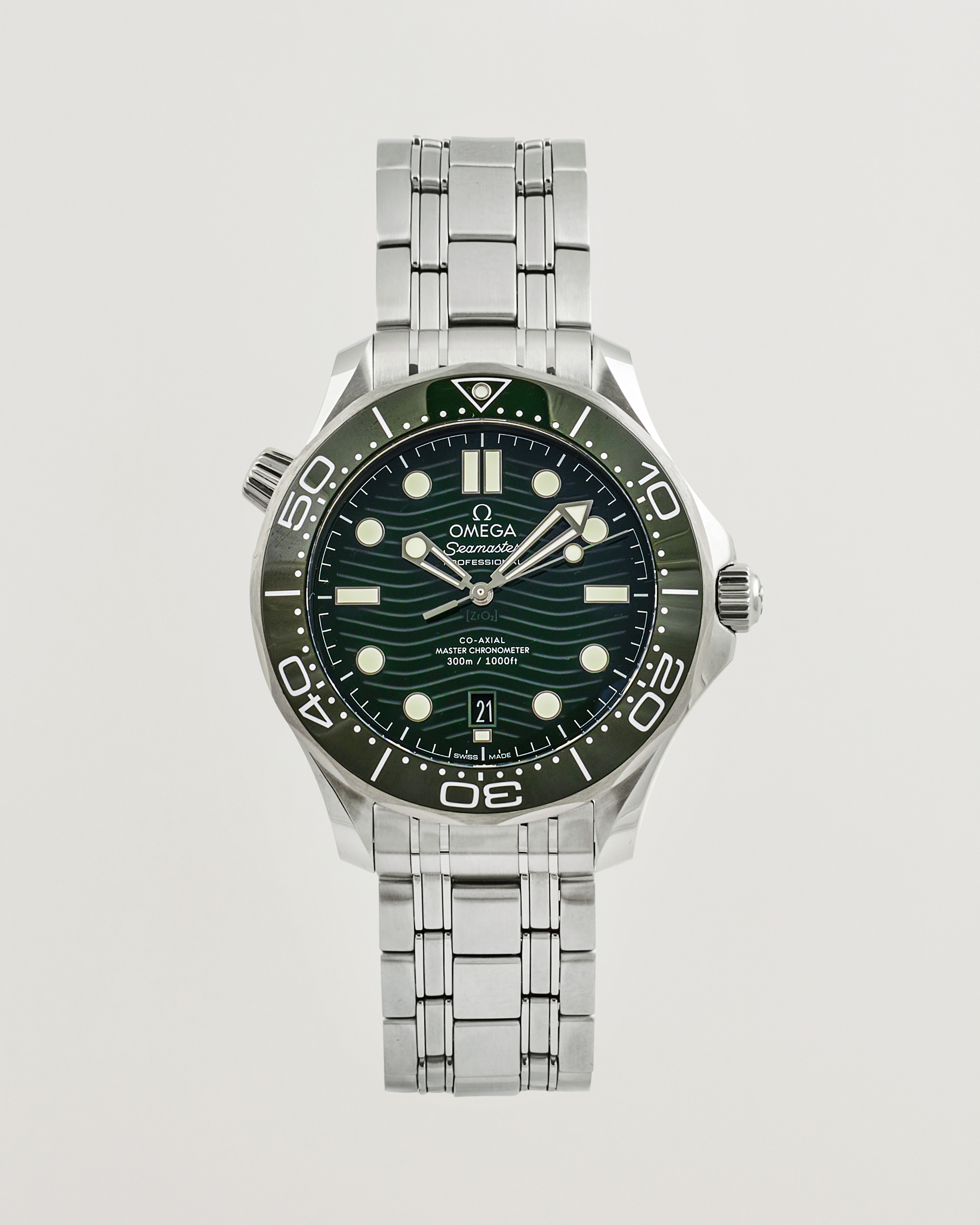 Uomini | Omega Pre-Owned Seamaster Diver 300M Green | Omega Pre-Owned | Seamaster Diver 300M Green