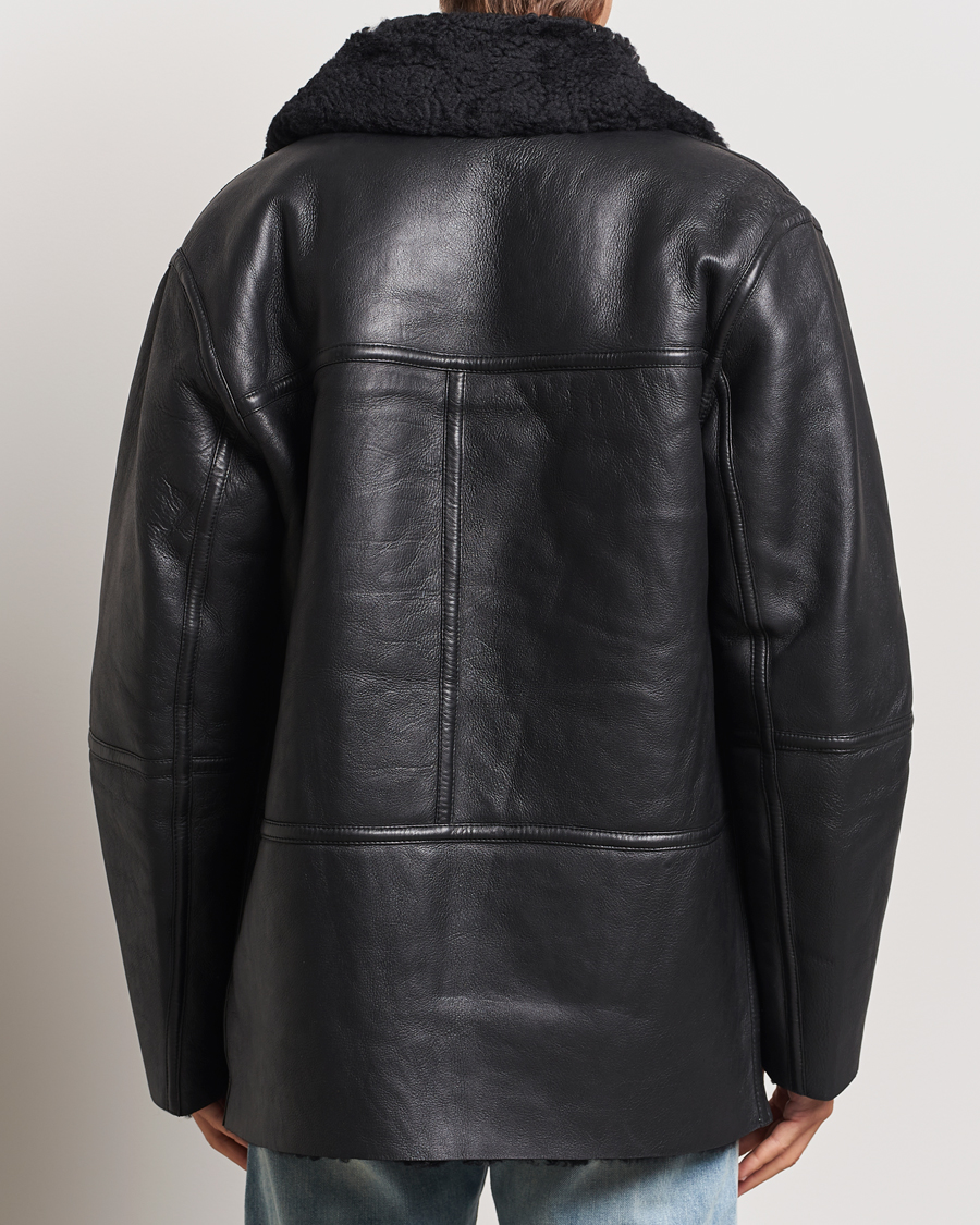 Uomini | Giacche | J.Lindeberg | Sutton Shearling Jacket Black