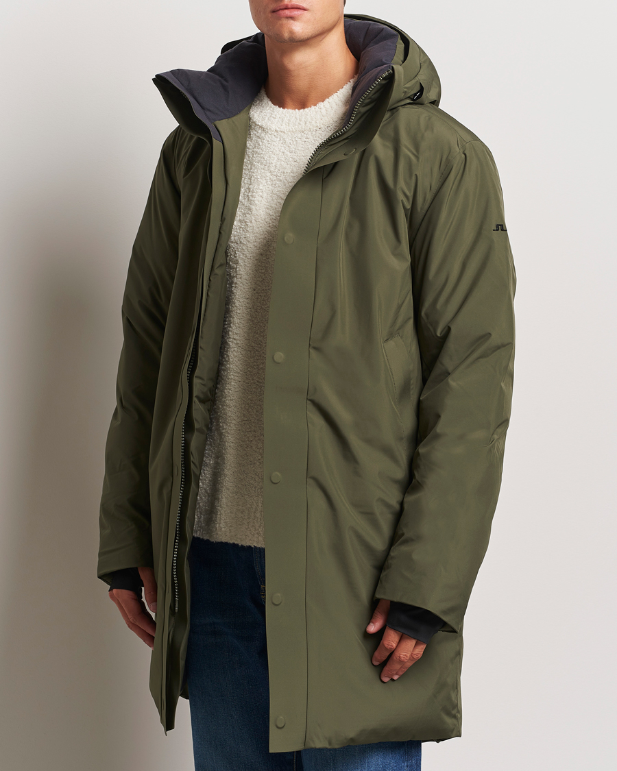 Uomini | Giacche | J.Lindeberg | Alon Down Parka Forest Green