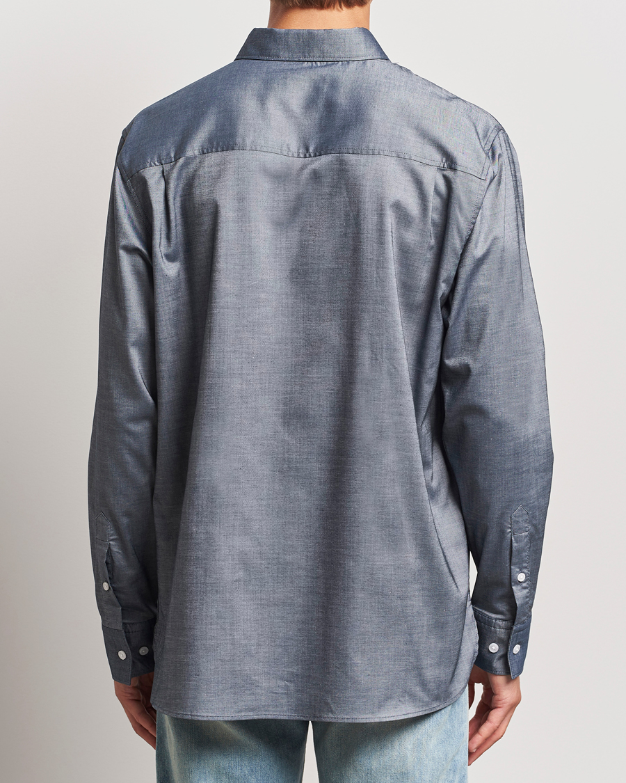 Uomini | Camicie | J.Lindeberg | Regular Stretch Oxford Shirt Navy