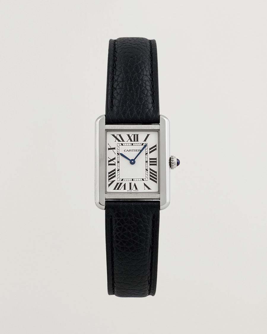 Uomini | Cartier Pre-Owned Tank SoloWSTA0030 Silver | Cartier Pre-Owned | Tank SoloWSTA0030 Silver