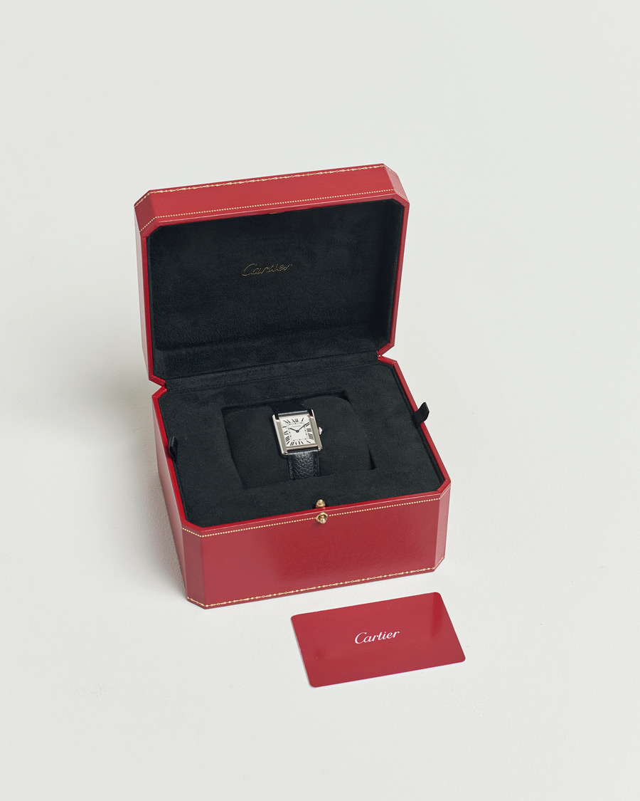 Uomini | Cartier Pre-Owned Tank SoloWSTA0030 Silver | Cartier Pre-Owned | Tank SoloWSTA0030 Silver