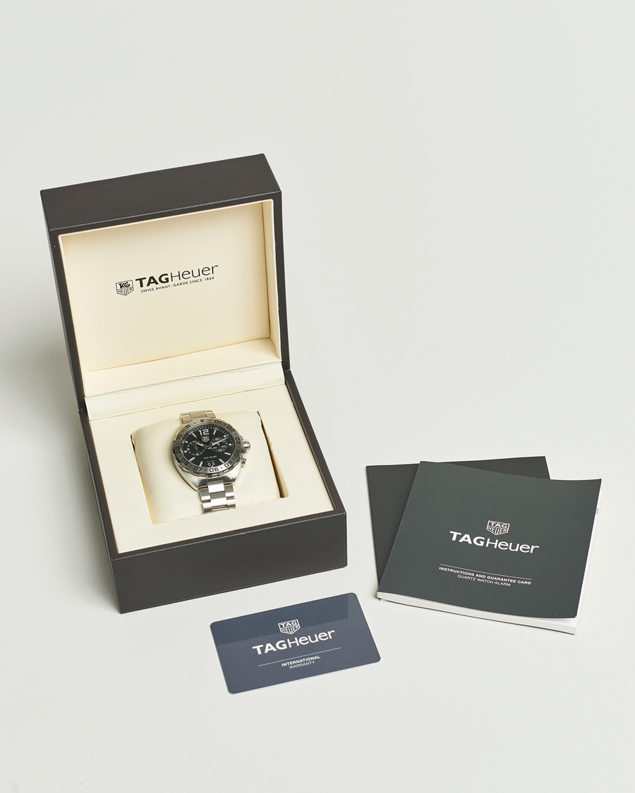 Uomini | Tag Heuer Pre-Owned Formula 1 Alarm WAZ111A Silver | Tag Heuer Pre-Owned | Formula 1 Alarm WAZ111A Silver