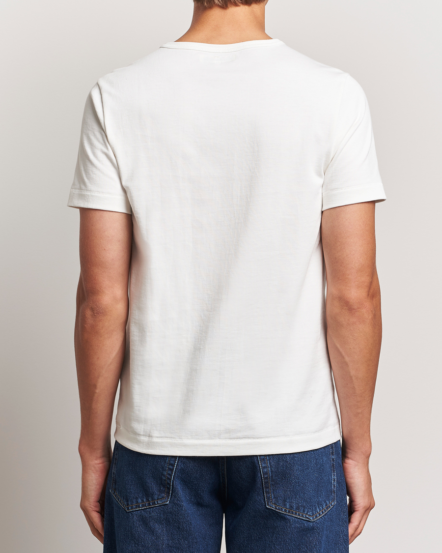 Uomini | T-shirt | Merz b. Schwanen | Classic Fit Loopwheeled T-Shirt White
