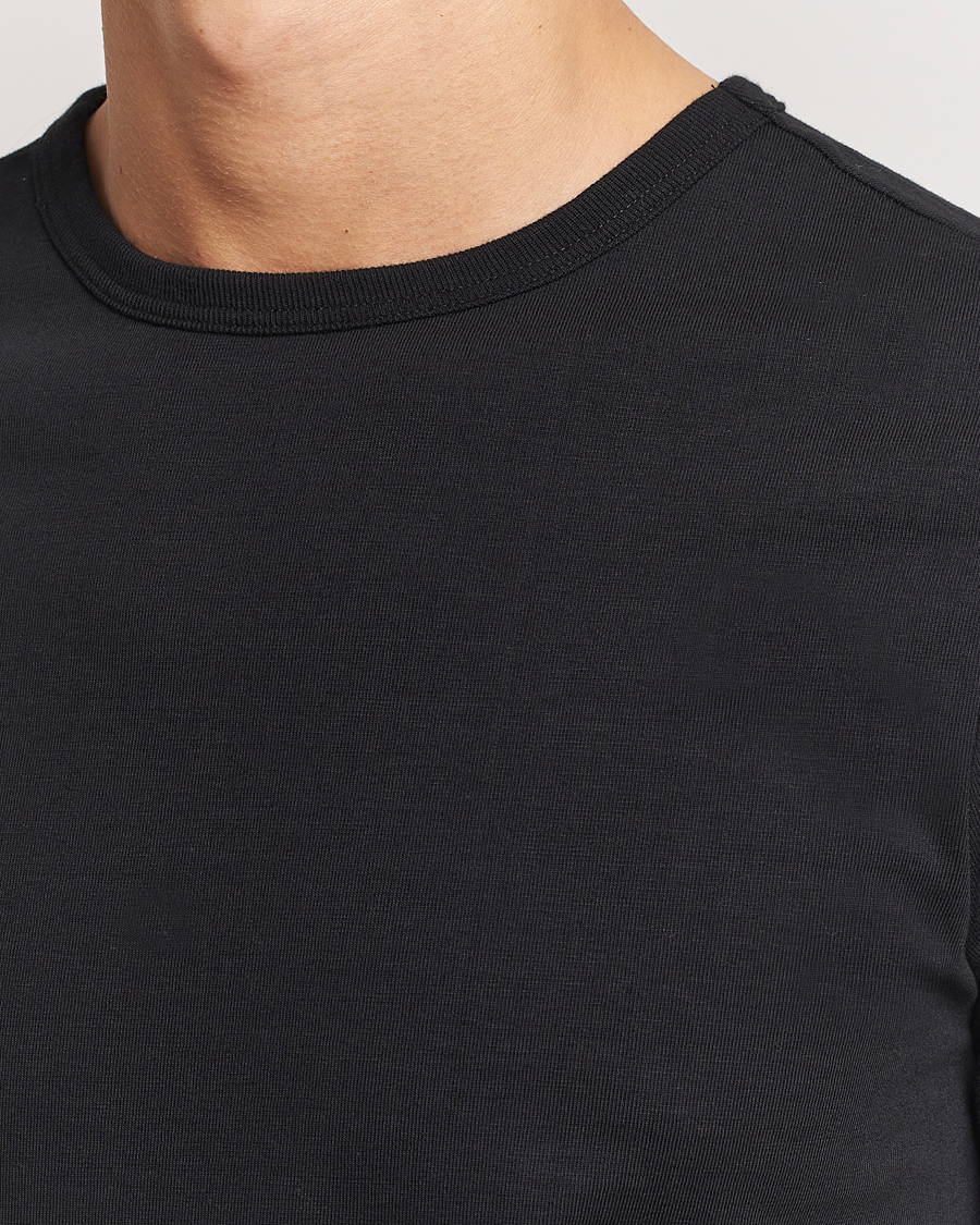 Uomini | T-shirt | Merz b. Schwanen | Classic Fit Loopwheeled T-Shirt Black