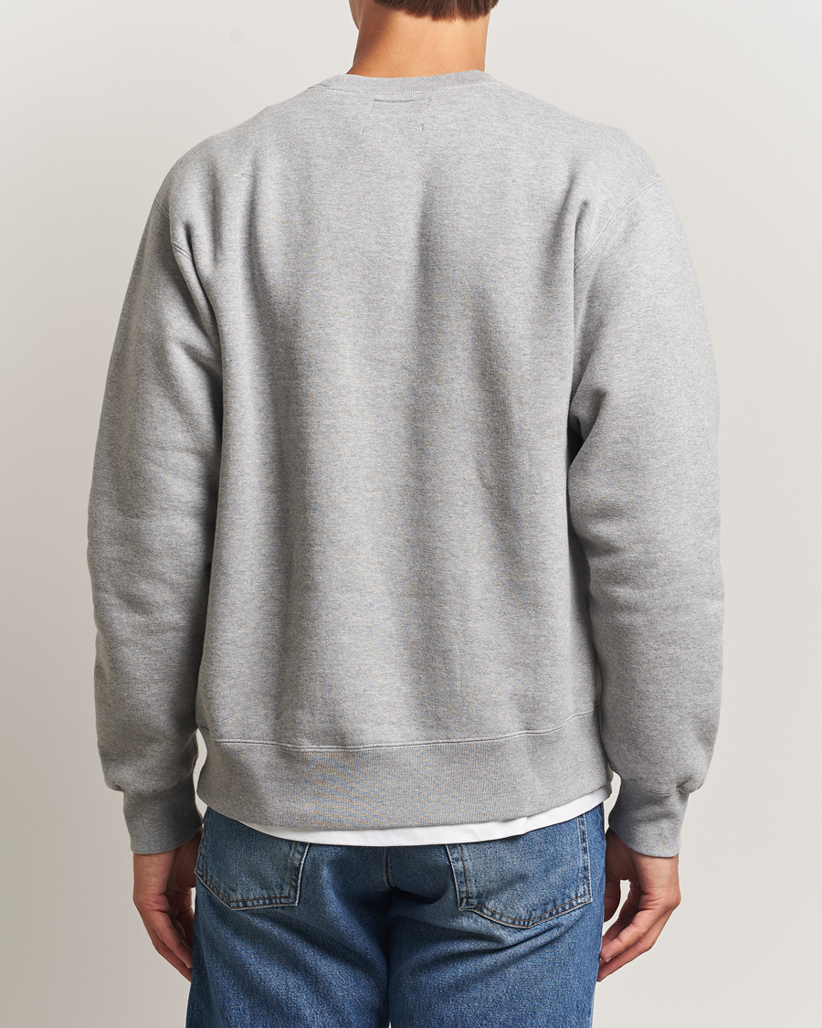 Uomini | Maglieria | BEAMS PLUS | Japanese Cotton Sweatshirt Heather Grey