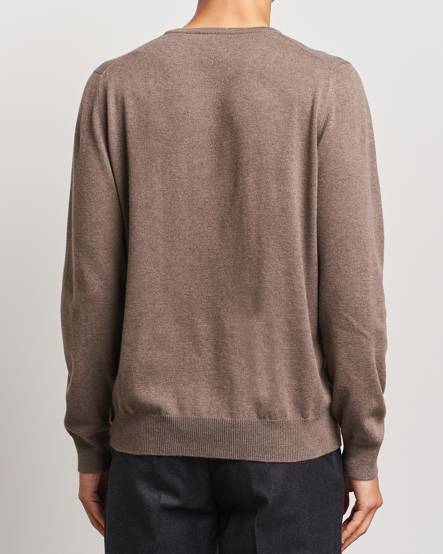 Uomini | Maglieria | Gran Sasso | Wool/Cashmere Crew Neck Light Brown