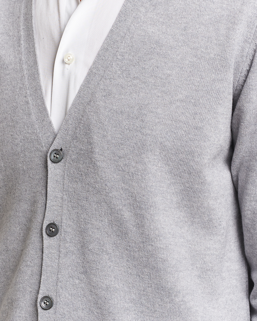 Uomini | Maglieria | Gran Sasso | Wool/Cashmere Cardigan Light Grey