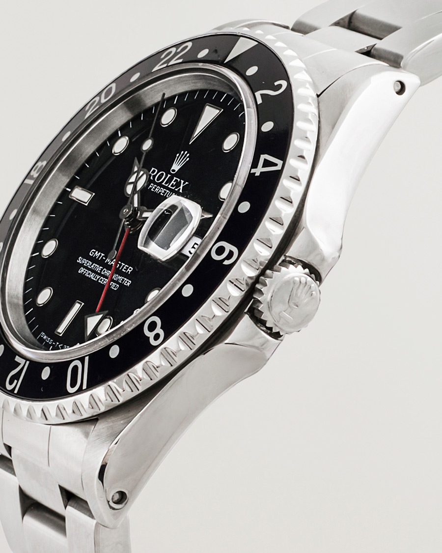 Uomini | Rolex Pre-Owned Gmt-Master 16700 Silver | Rolex Pre-Owned | Gmt-Master 16700 Silver
