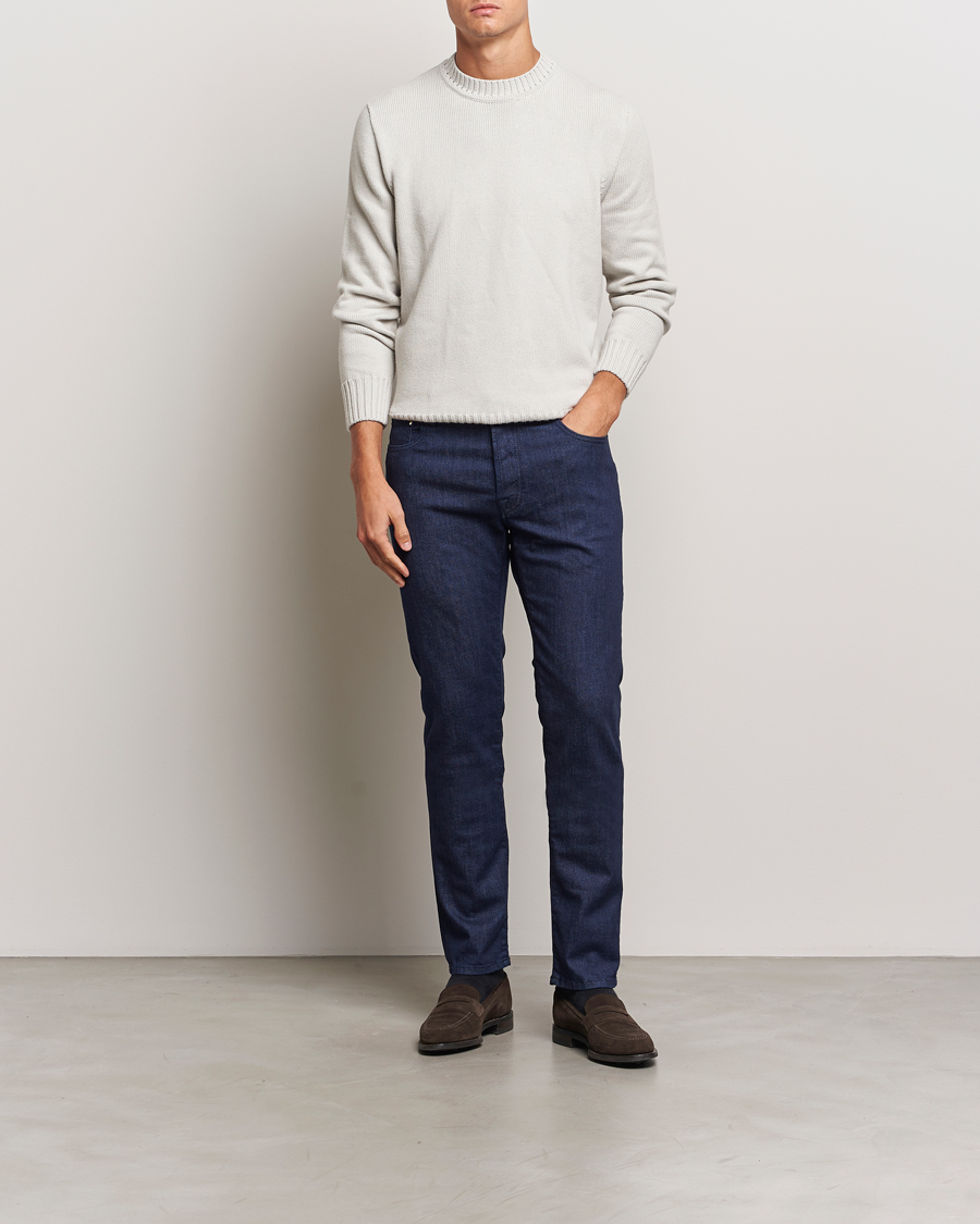 Uomini | Jeans | Jacob Cohën | Bard 688 Slim Fit Stretch Jeans Dark Tonal Wash