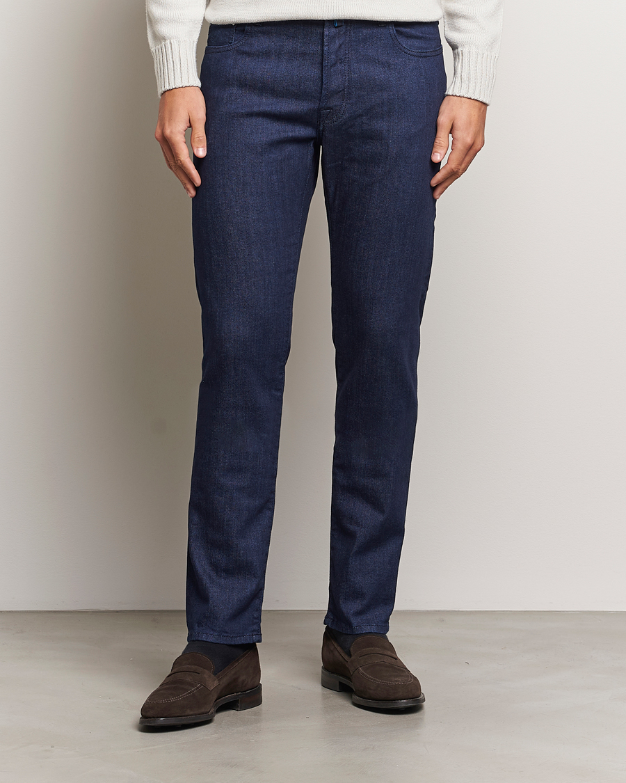 Uomini | Jeans | Jacob Cohën | Bard 688 Slim Fit Stretch Jeans Dark Tonal Wash