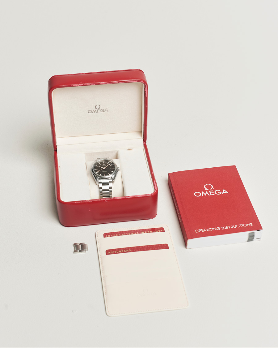 Uomini | Omega Pre-Owned Seamaster Aqua Terra Silver | Omega Pre-Owned | Seamaster Aqua Terra Silver