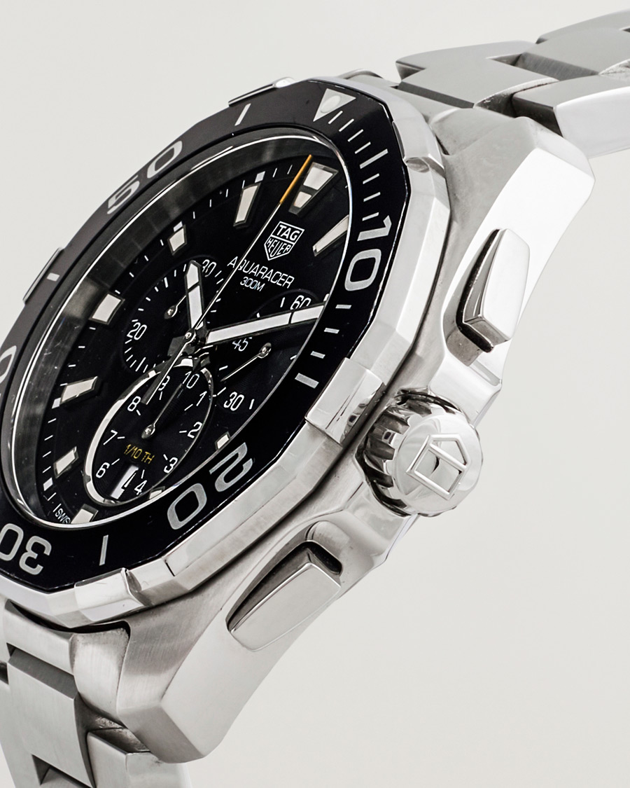 Uomini | Tag Heuer Pre-Owned Aquaracer Chrono Silver | Tag Heuer Pre-Owned | Aquaracer Chrono Silver