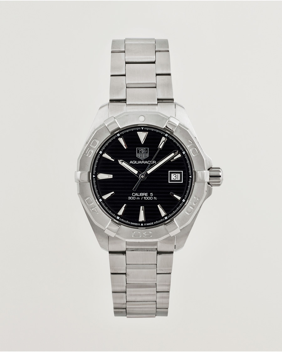 Uomini | Tag Heuer Pre-Owned Aquaracer Caliber 5 Silver | Tag Heuer Pre-Owned | Aquaracer Caliber 5 Silver