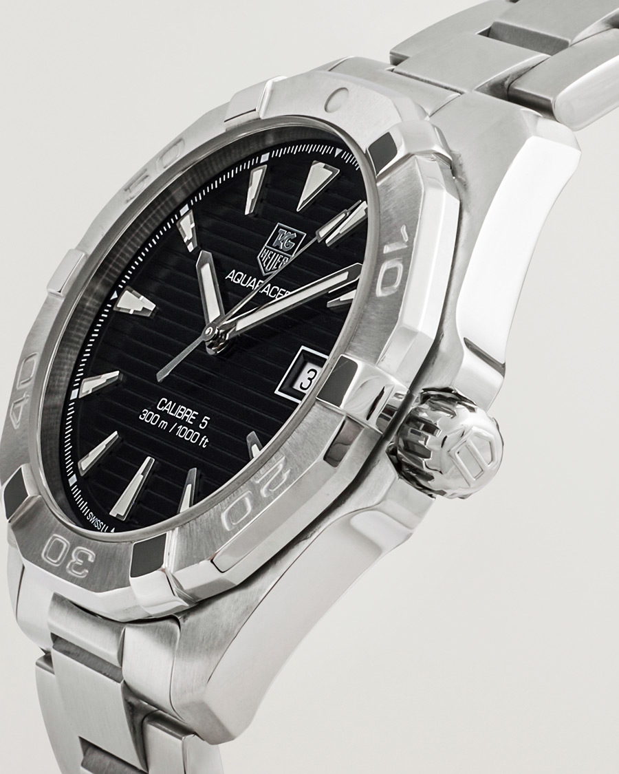 Uomini | Tag Heuer Pre-Owned Aquaracer Caliber 5 Silver | Tag Heuer Pre-Owned | Aquaracer Caliber 5 Silver